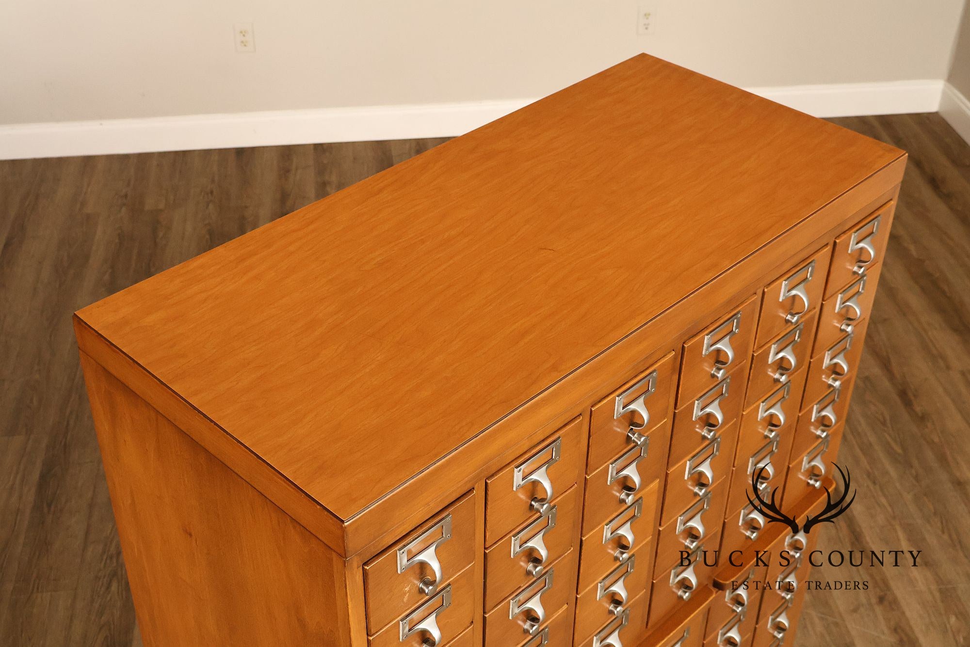 Mid Century 60-Drawer Library Card Catalog