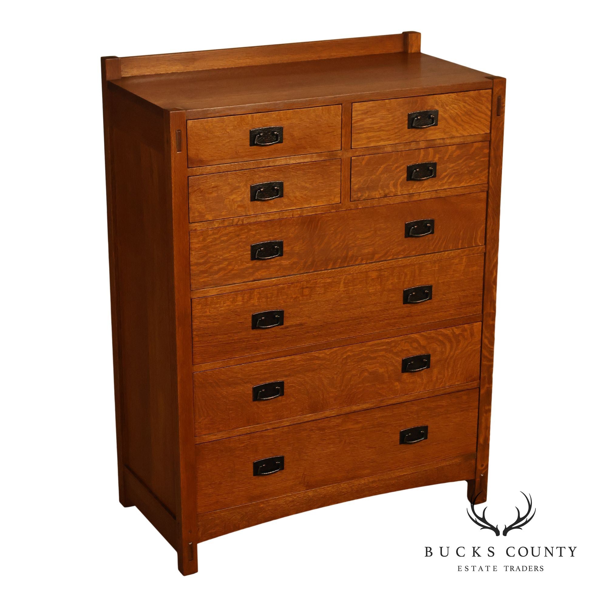 Stickley Mission Collection Oak Eight-Drawer Chest
