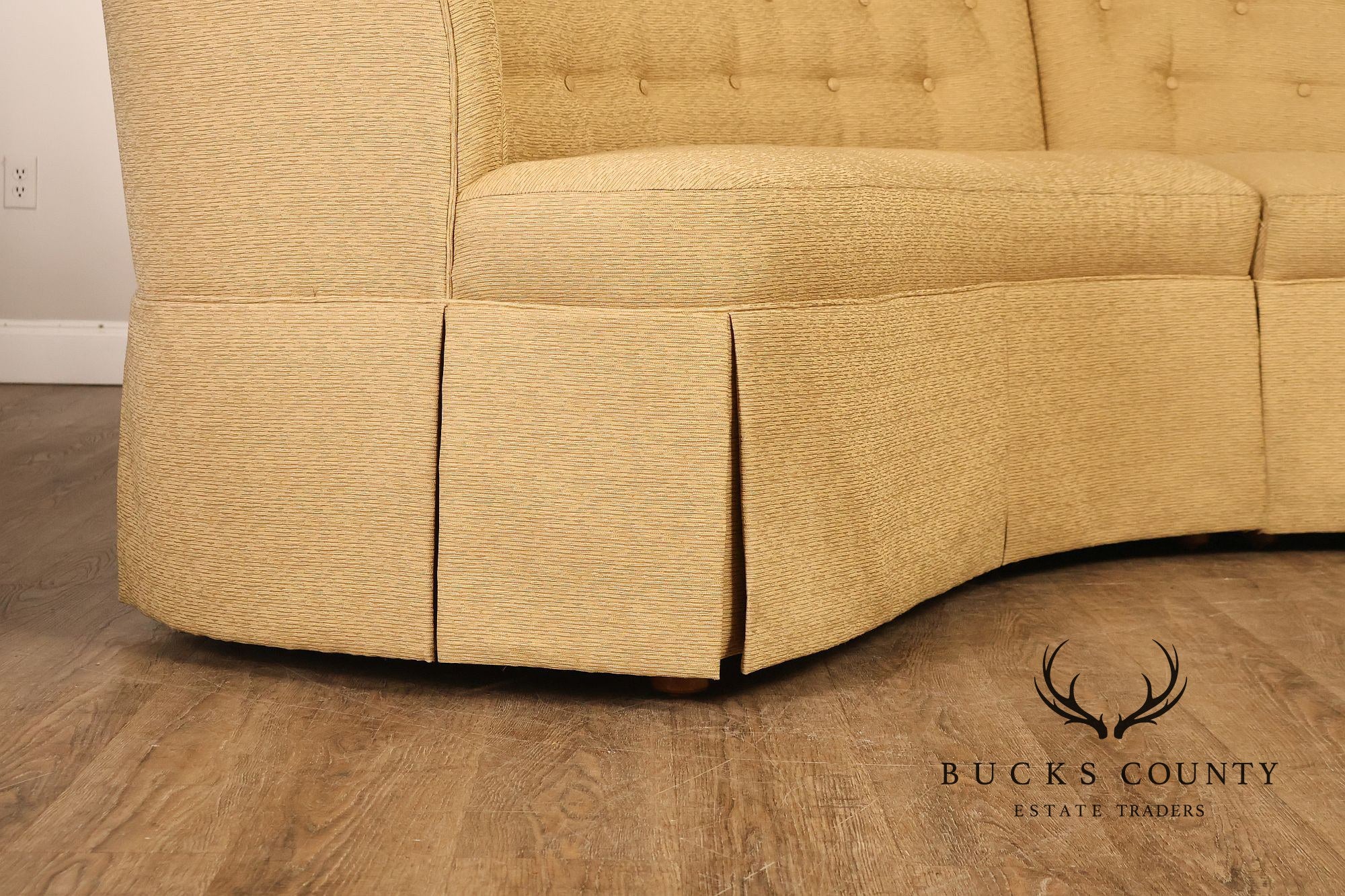 Thomasville Bogart Collection Curved Corner Sofa