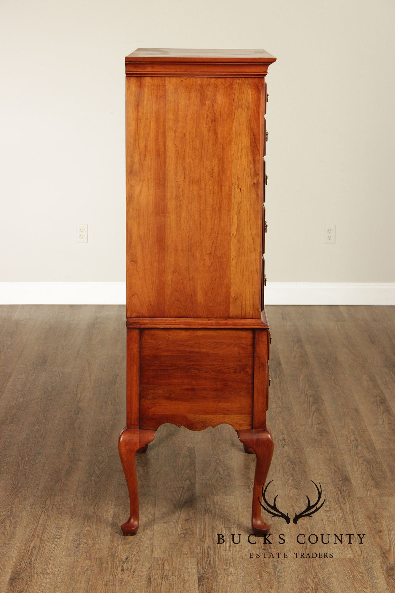 Statton Trutype Queen Anne Style Vintage Cherry Highboy