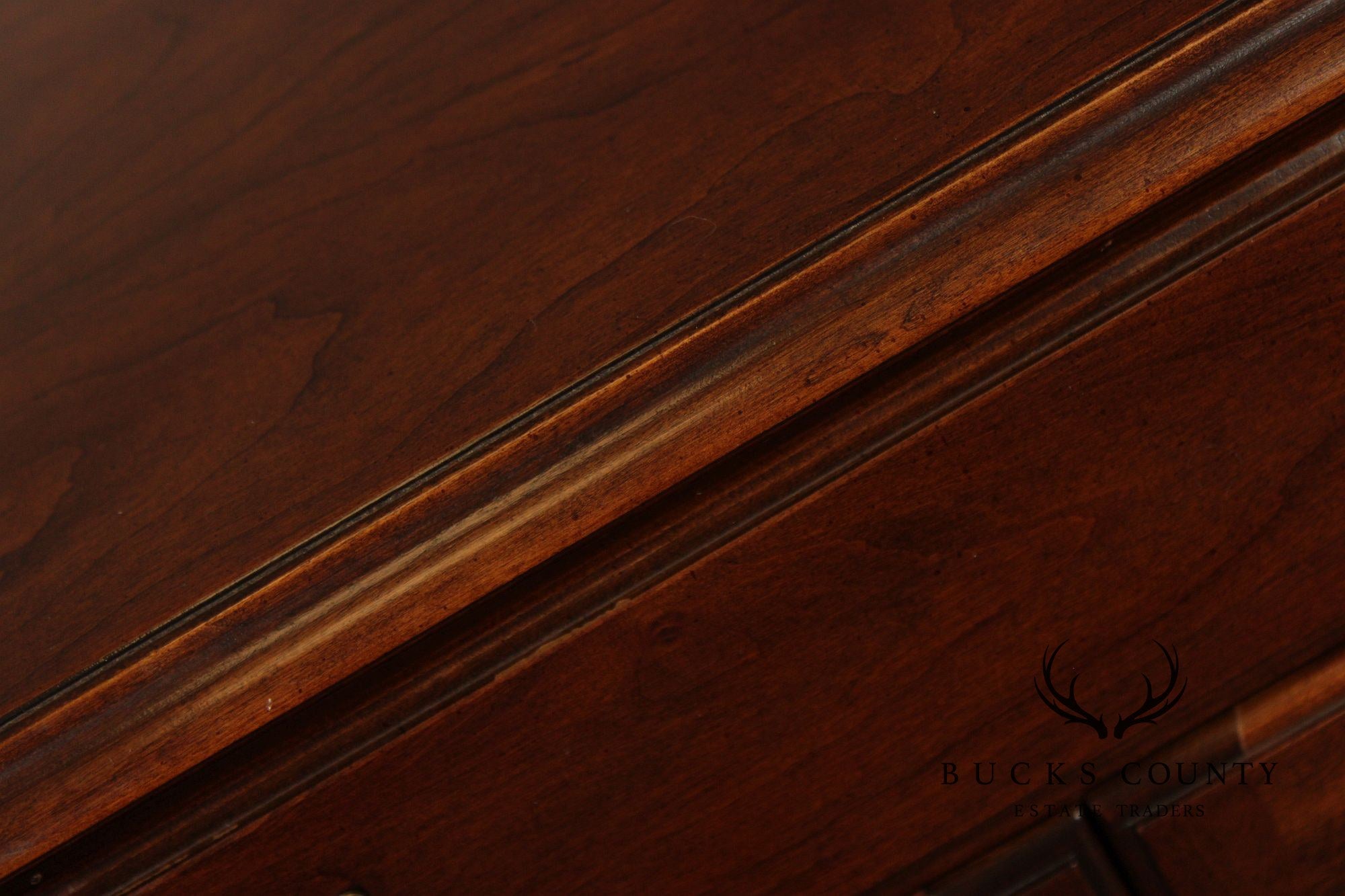 Drexel Cherry Traditional Style Pair Of Nightstands