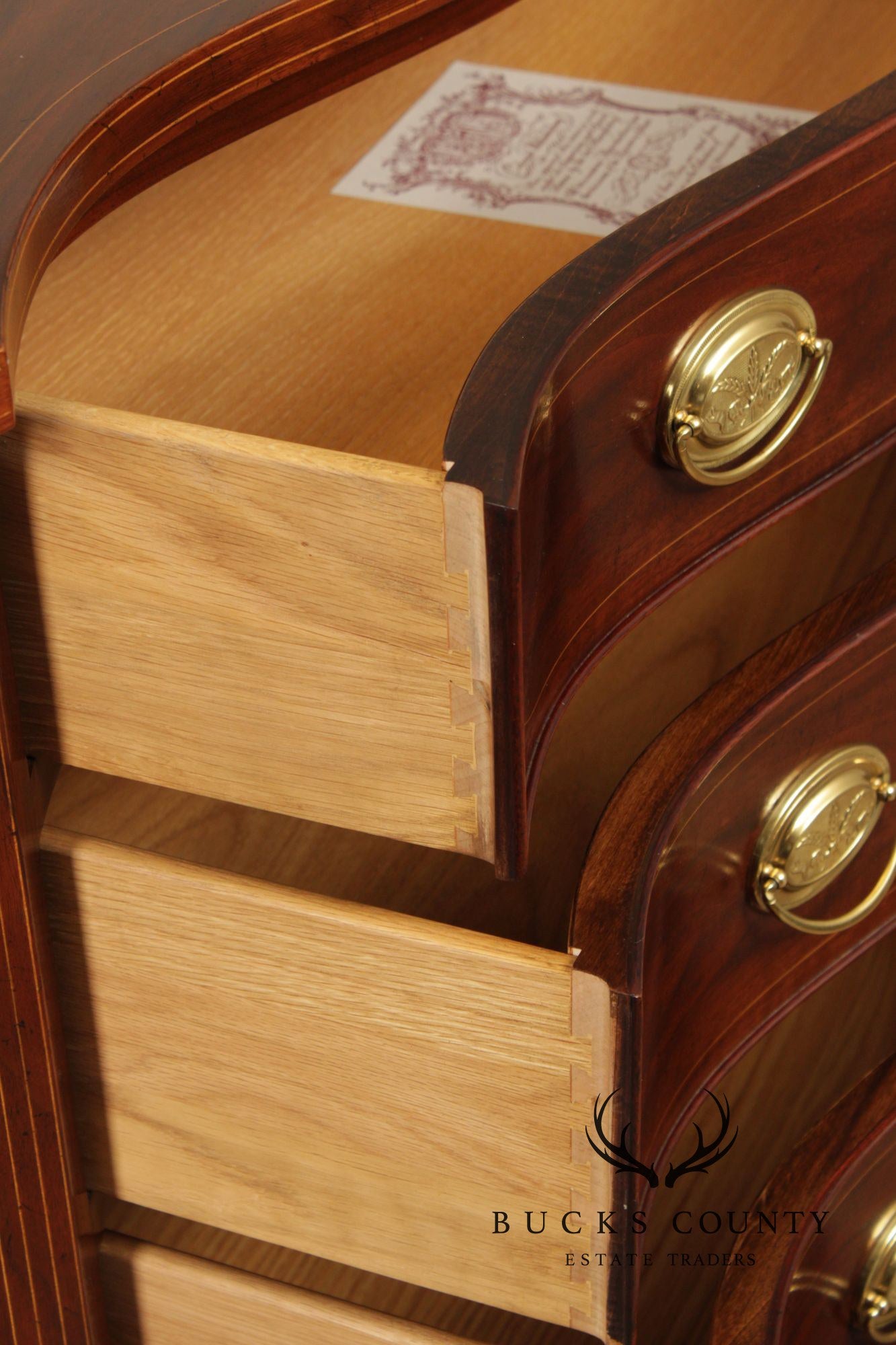 Baker Williamsburg Reproduction Mahogany Chest of Drawers