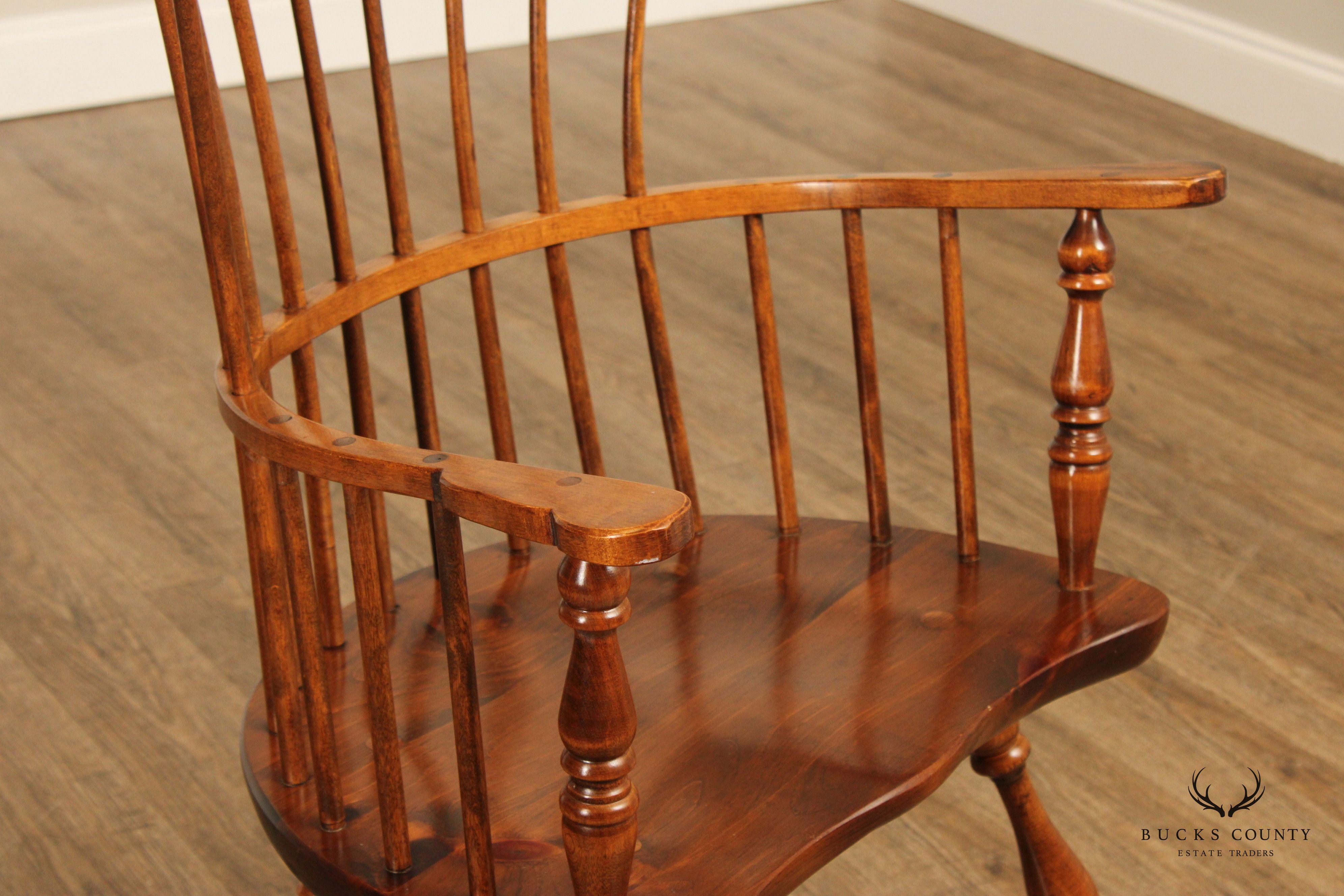 Benchmade Vintage High Back Windsor Armchair