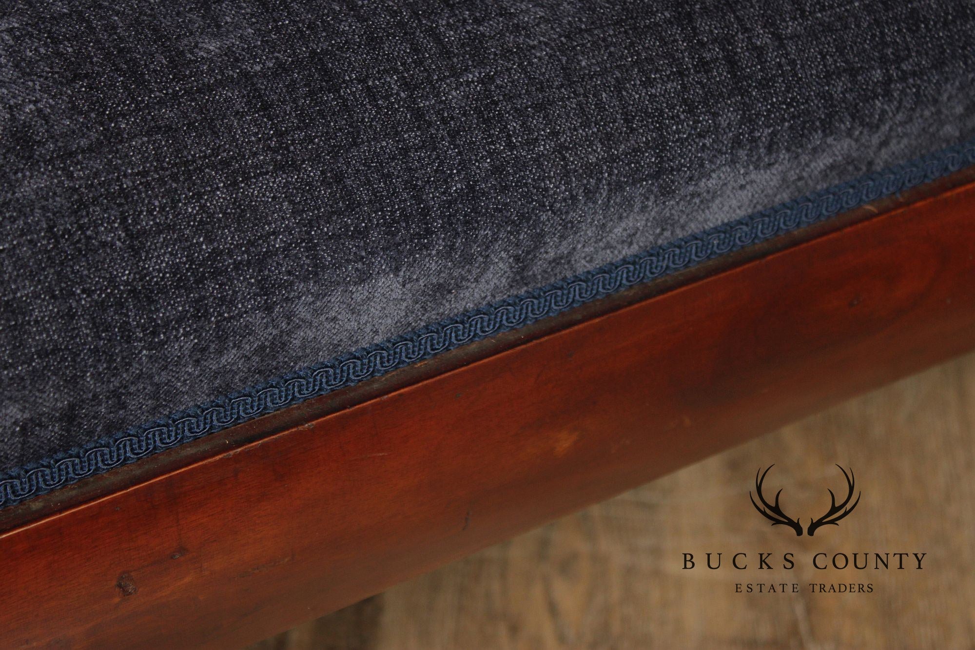 Antique American Carved Mahogany Classical Empire Sofa