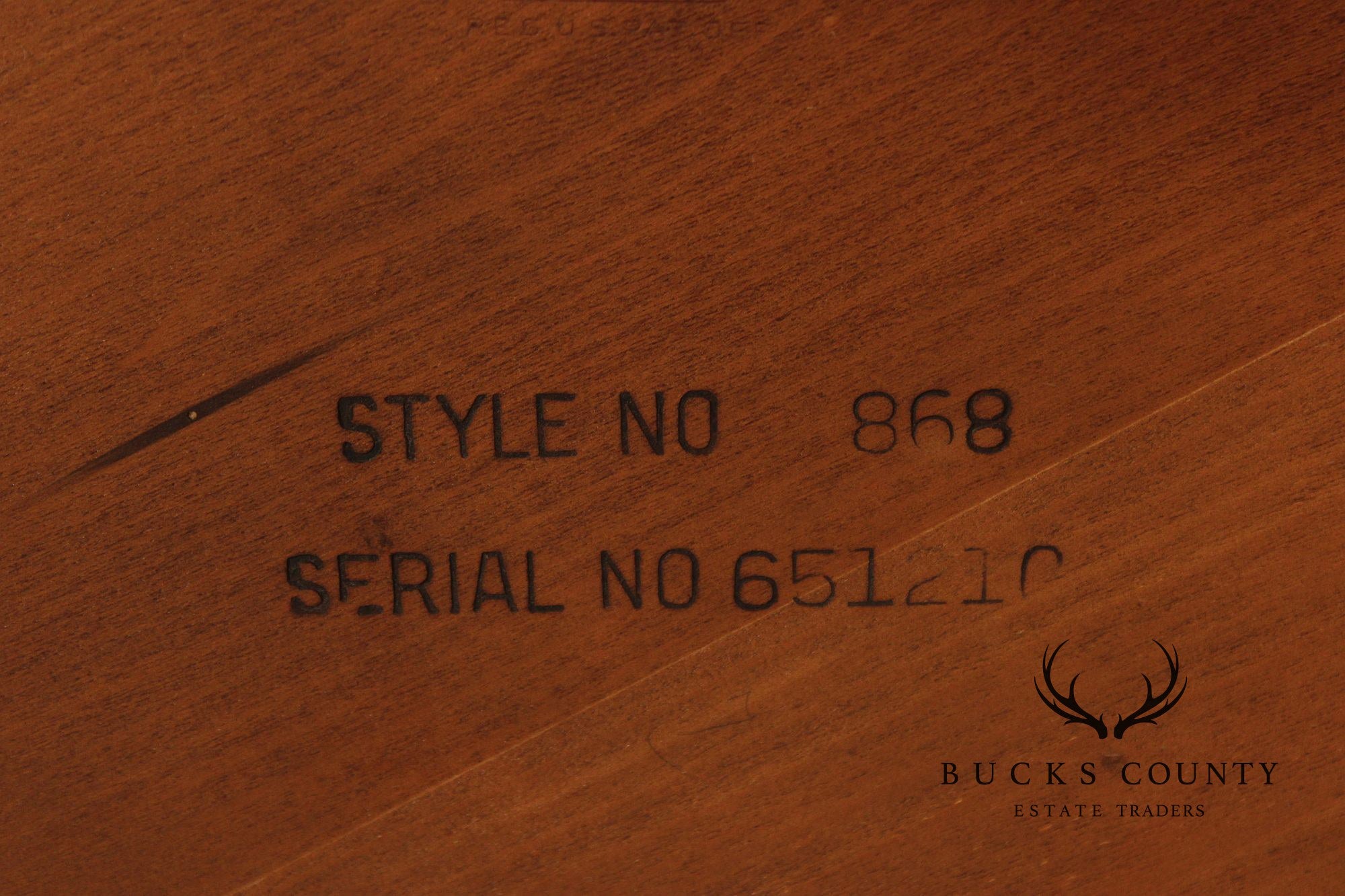 Lane Copenhagen Mid-Century Modern Two-Tier Corner Table