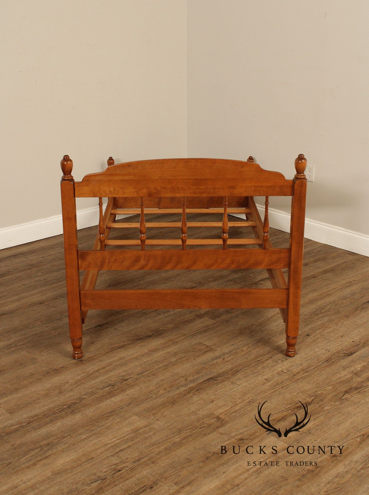 Ethan Allen Vintage Pair Of Maple Twin Size Beds