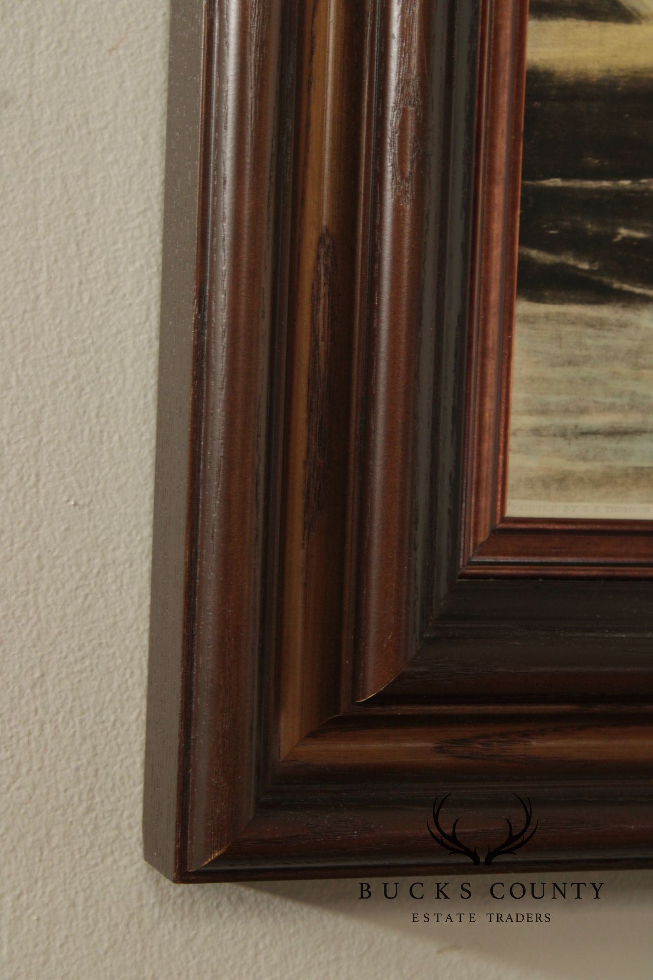 D.F. Thomson English Hunt Print, 'Home by the Ferry'