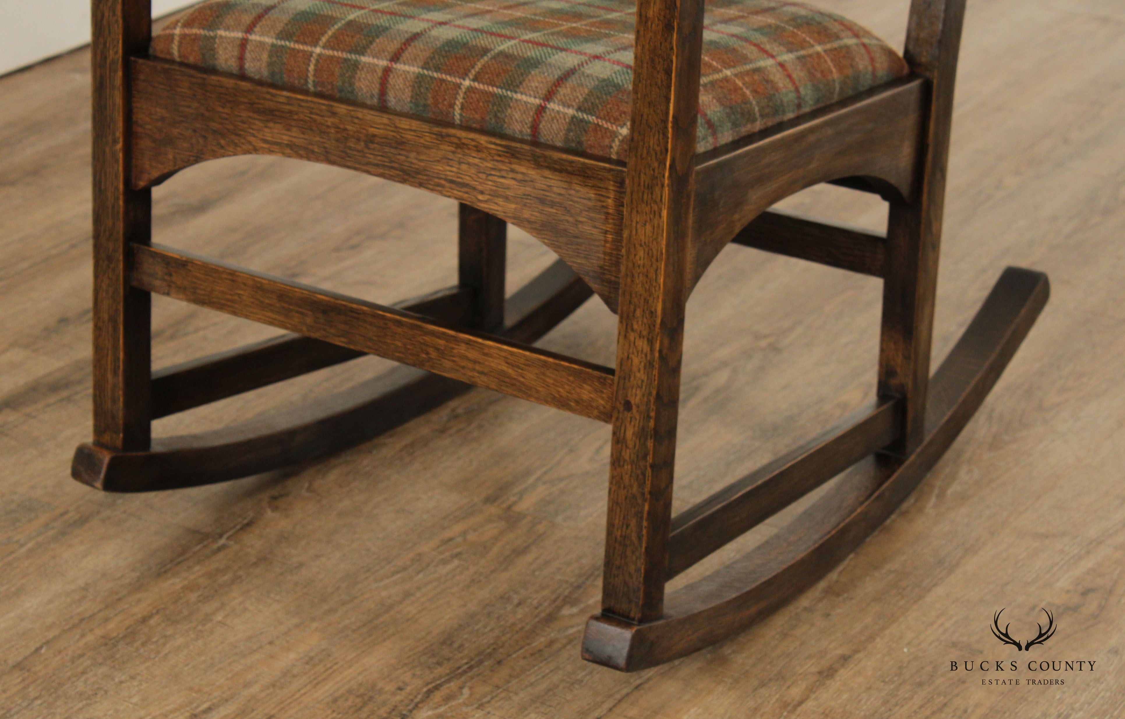 Stickley Mission Collection Harvey Ellis Oak Rocking Chair