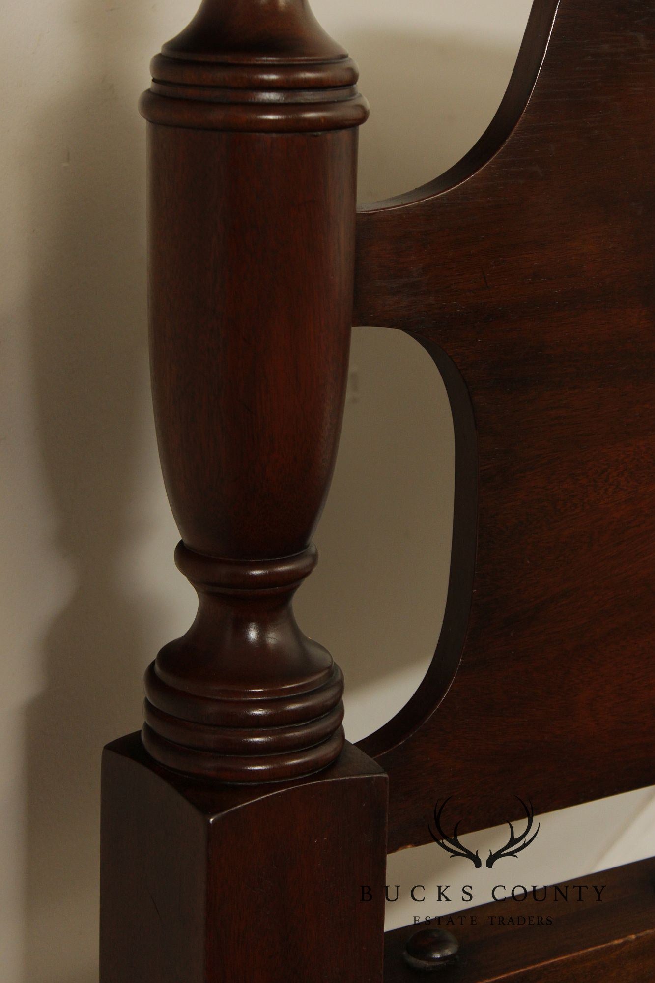 Henkel Harris Mahogany Queen Poster Bed