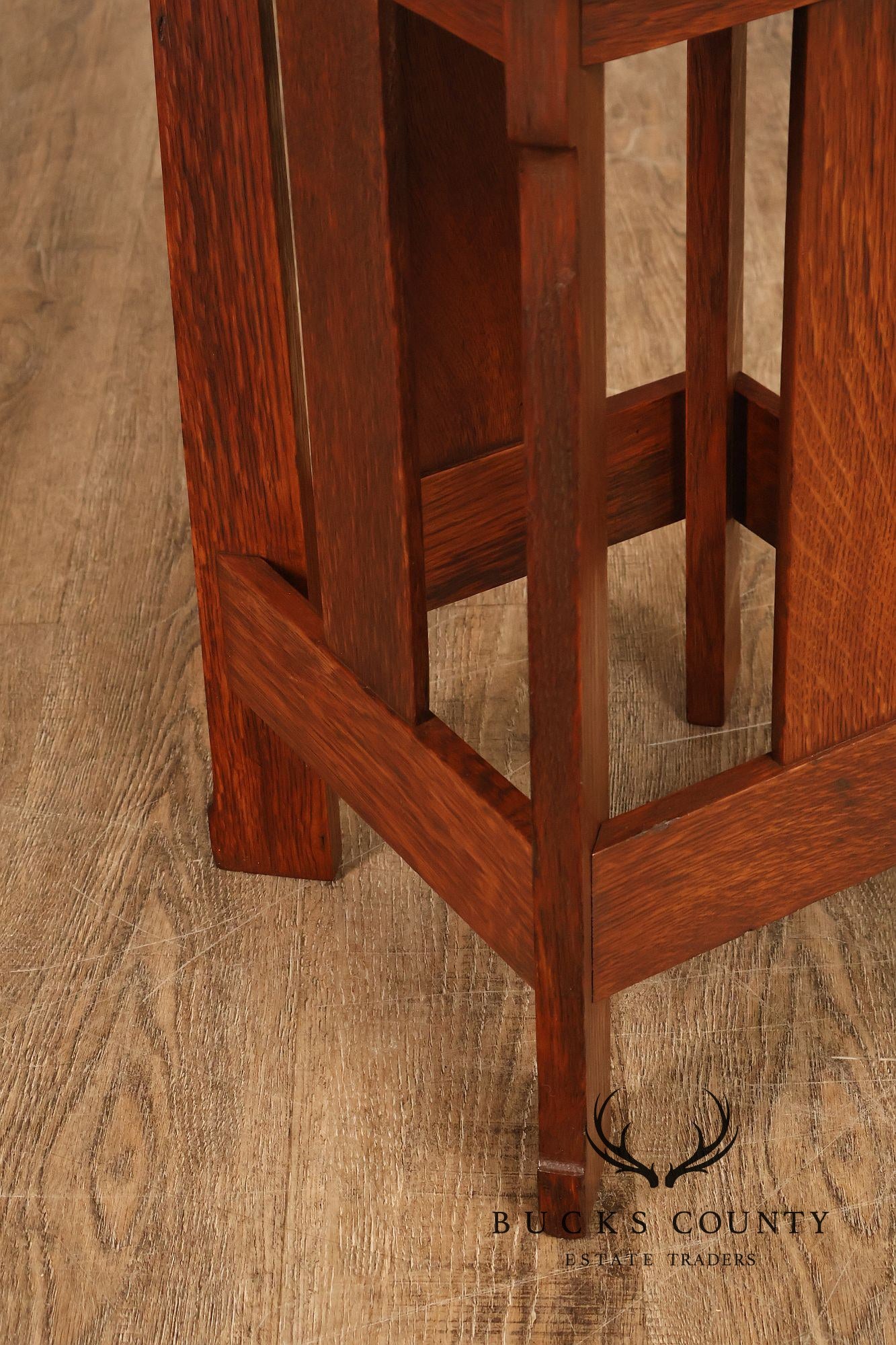 Stickley Brothers Antique Mission Oak Tabouret