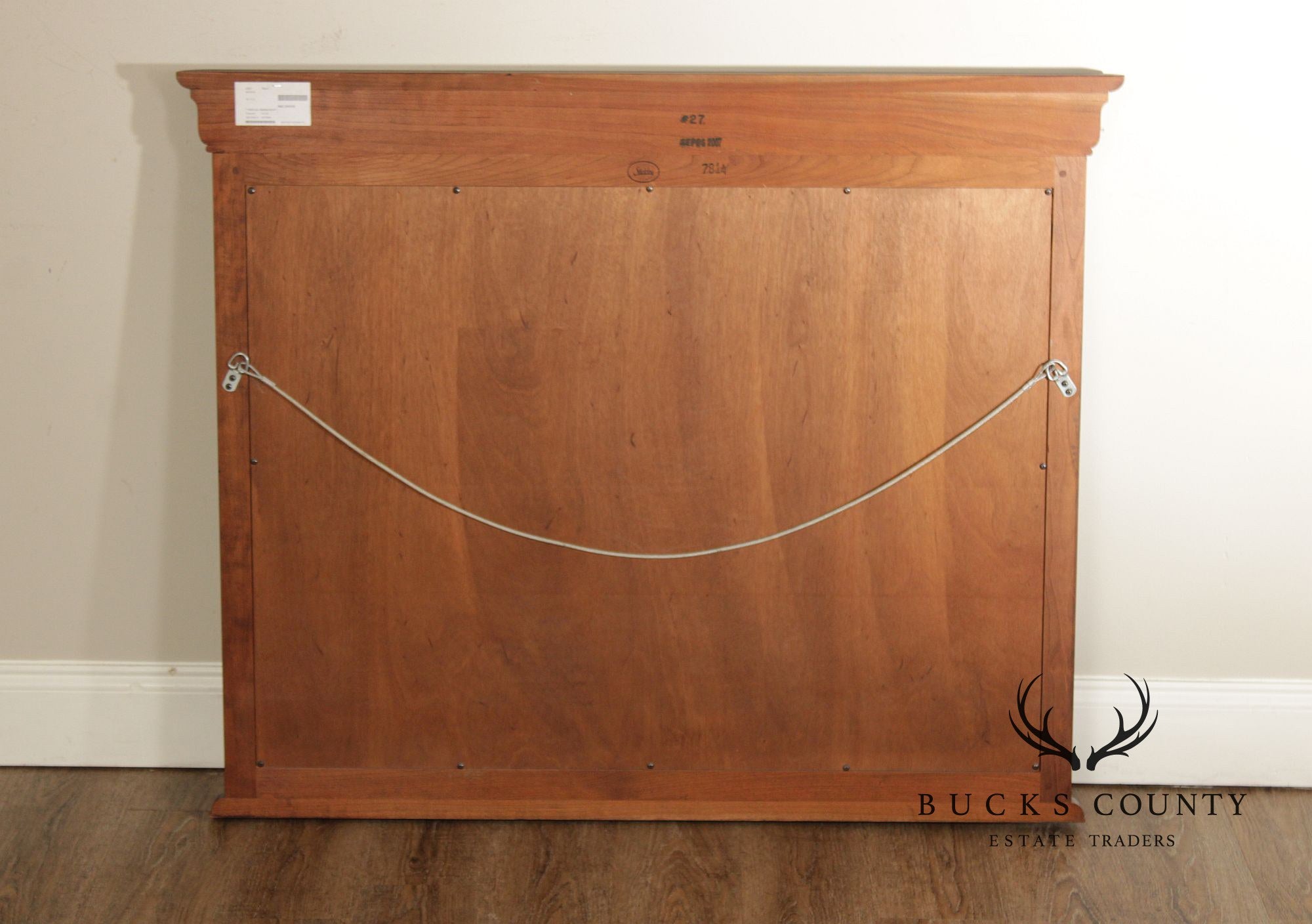 Stickley La Rochelle Louis Philippe Style Cherry Wall Mirror