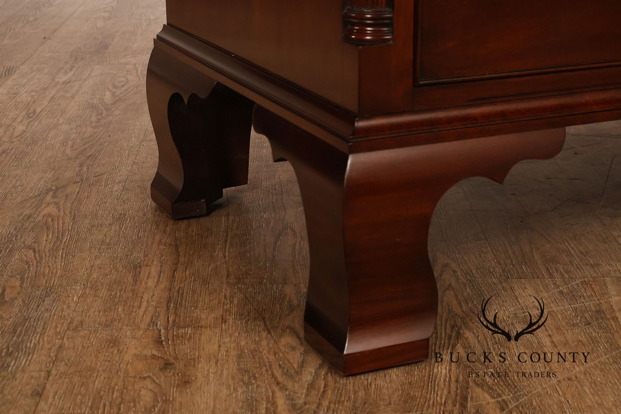 Henkel Harris Chippendale Style Mahogany Tall Chest