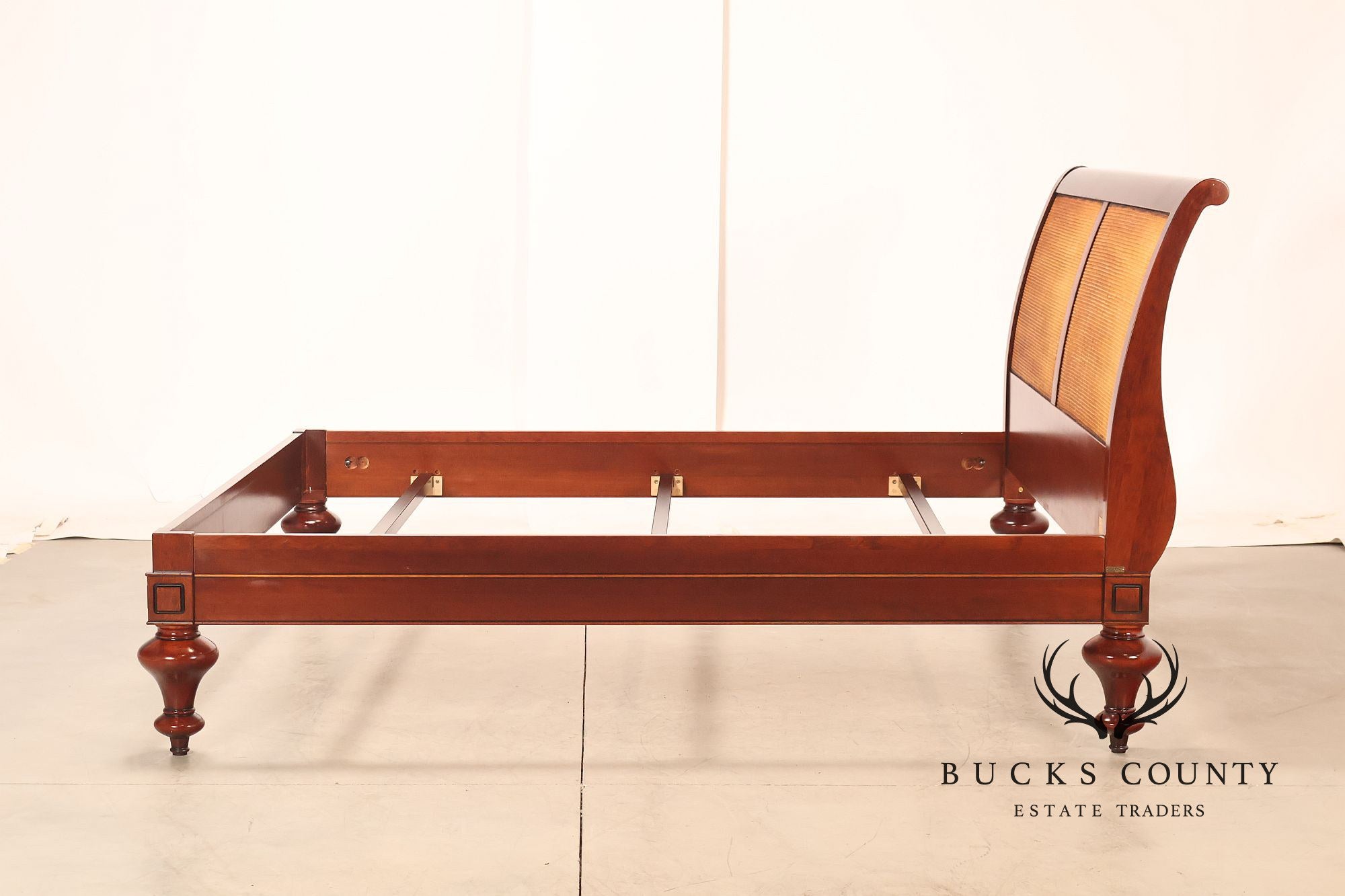 Grange Louis Philippe Style Cherry King Sleigh Bed