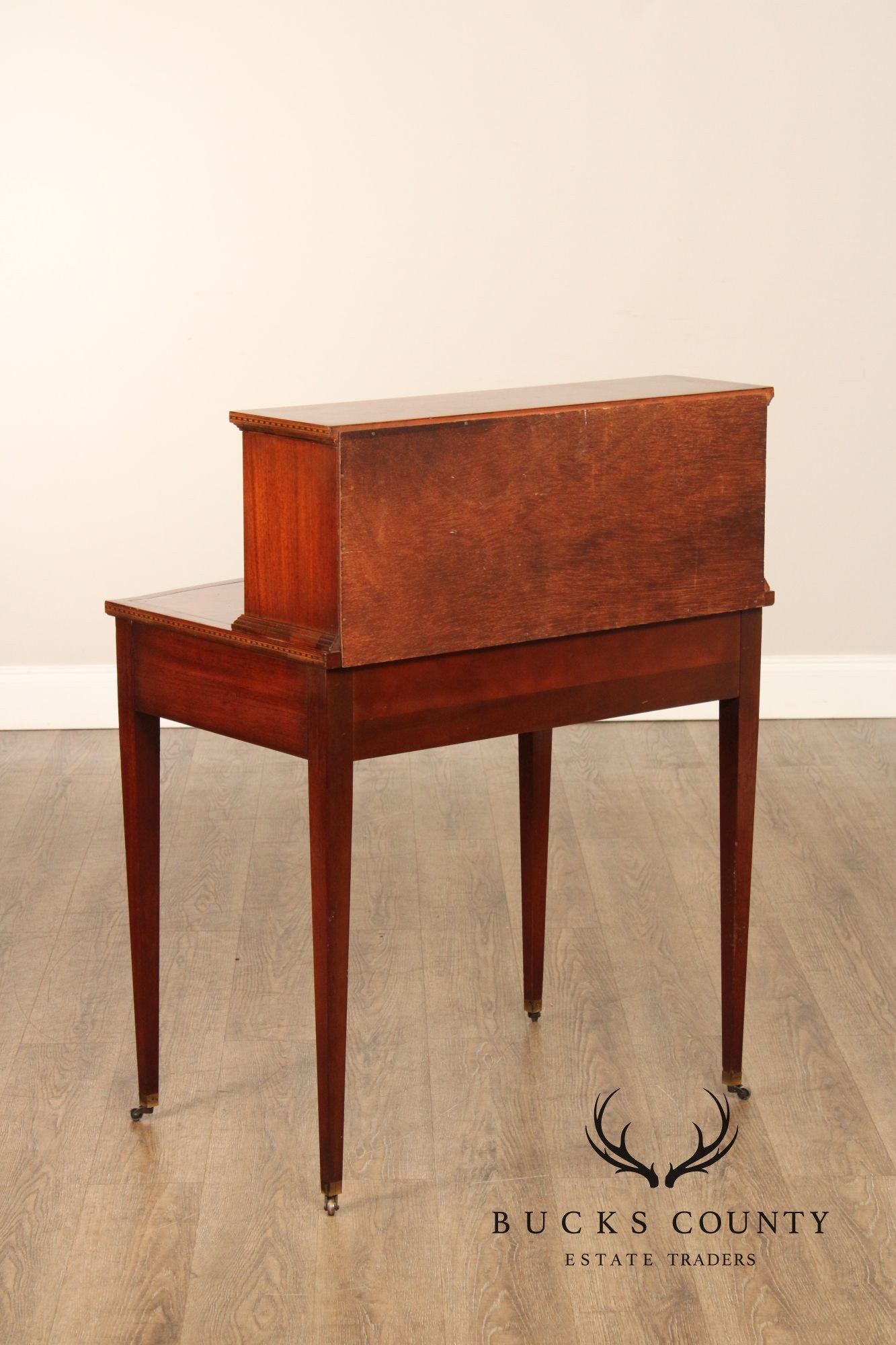 Hepplewhite Style 1940,s Mahogany Inlaid Writing Desk