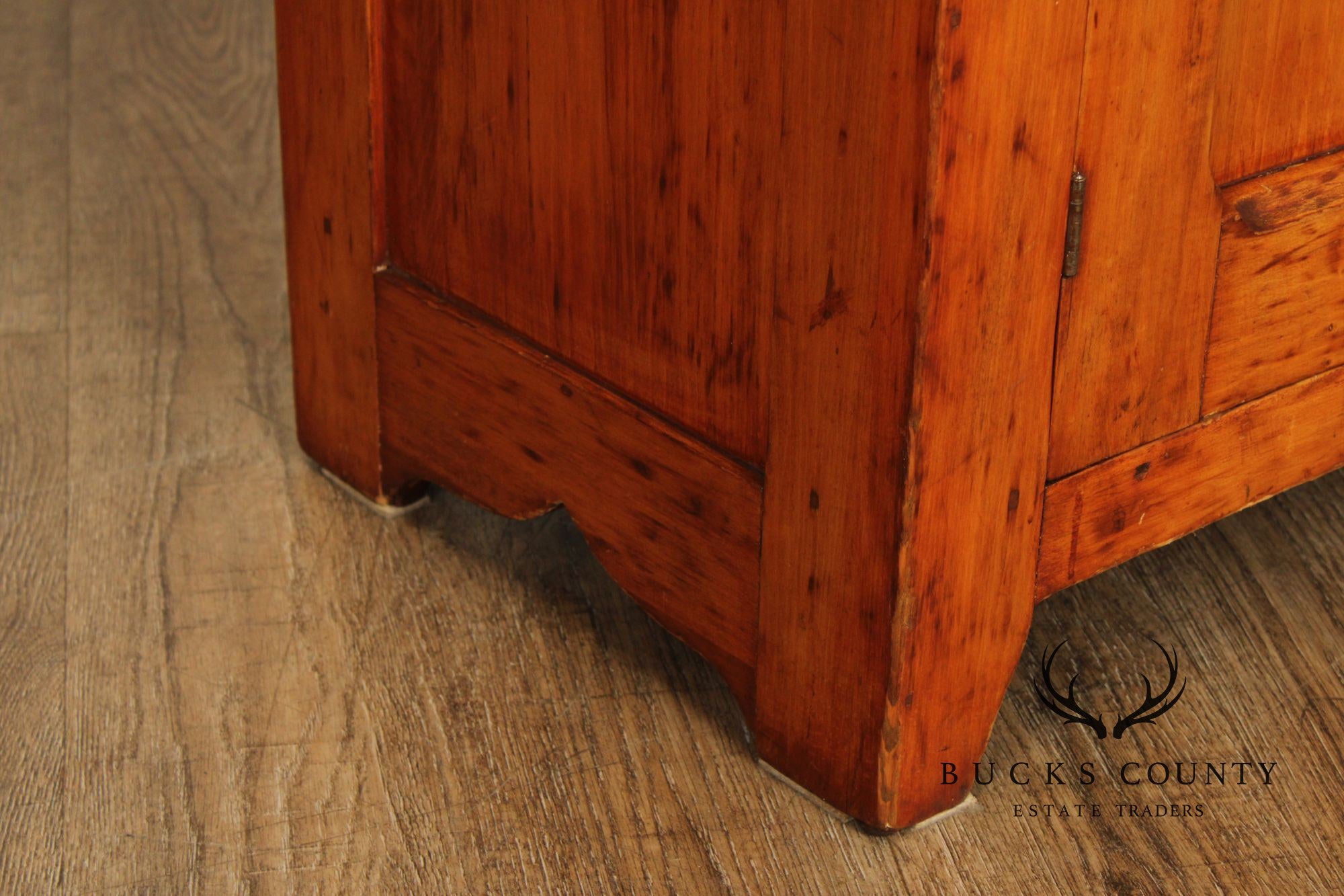 Antique Pine Jelly Cupboard Cabinet