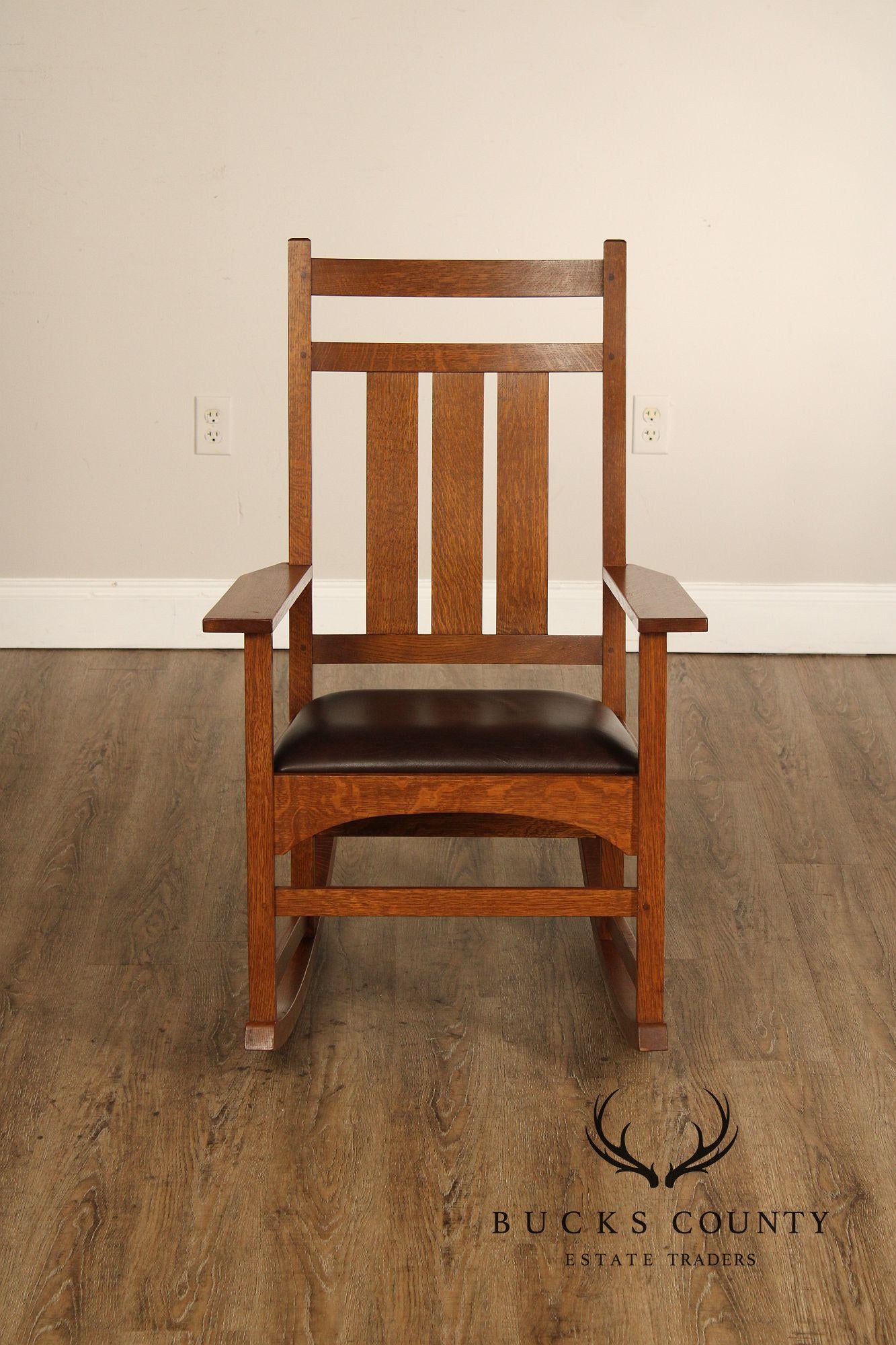 Stickley Mission Collection Harvey Ellis Oak Rocking Chair