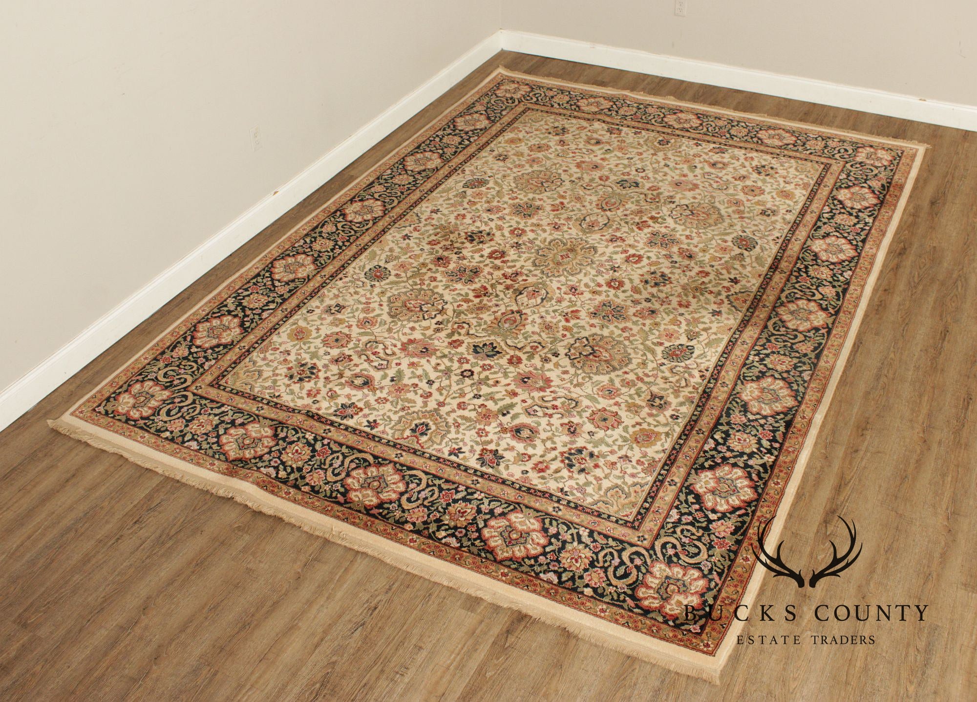 Karastan Indo-Kerman Wool Area Rug 8'8" X 12'