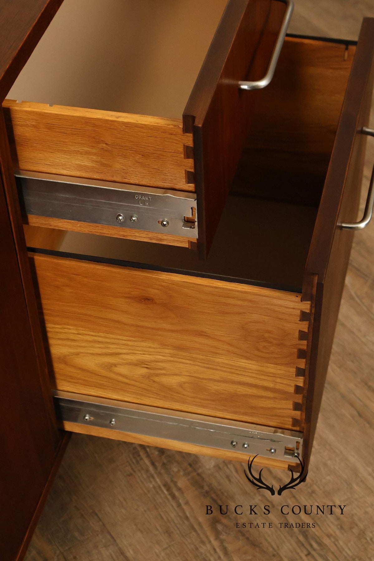 Mid Century Modern Walnut Credenza