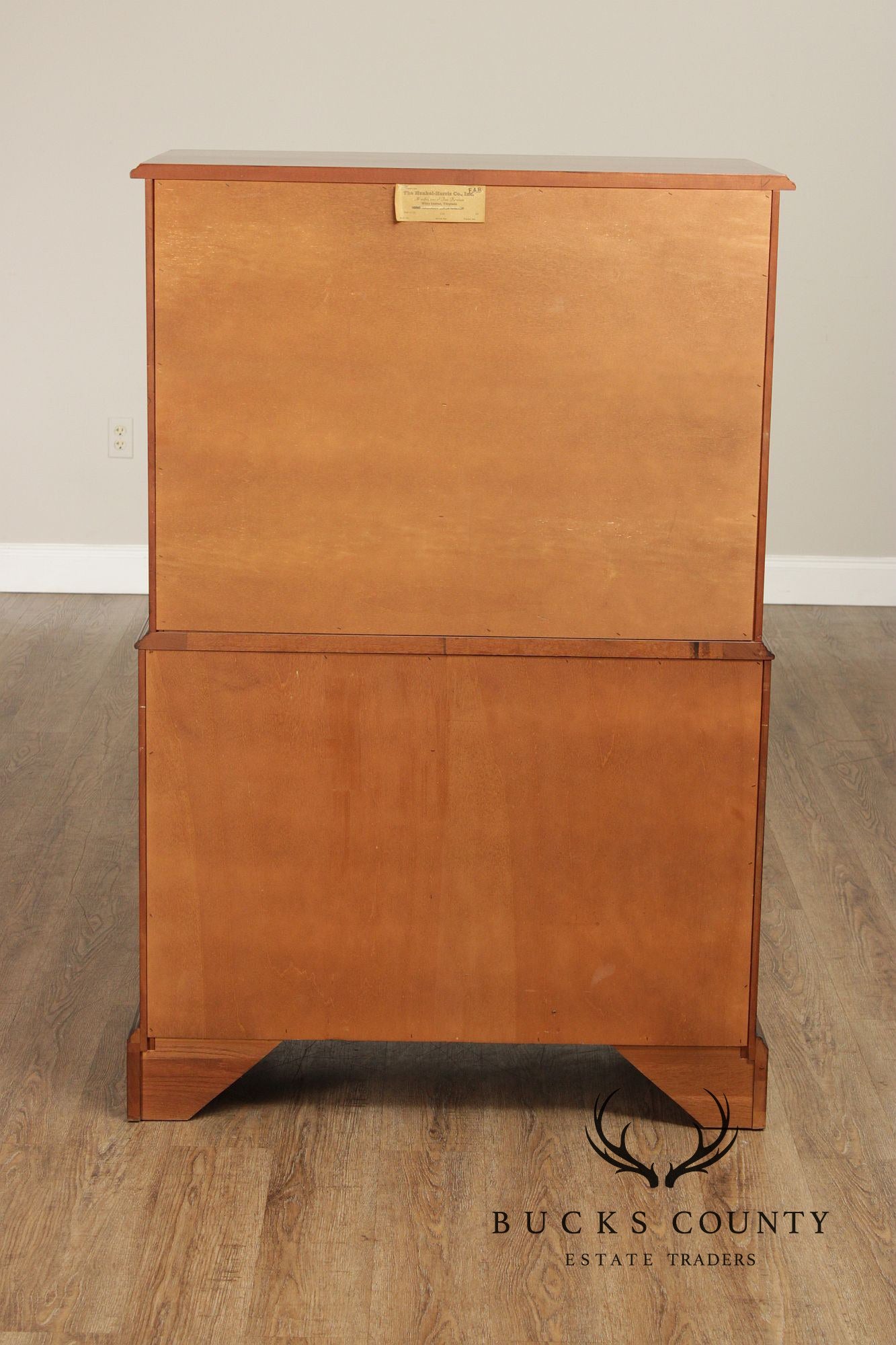 Henkel Harris Chippendale Style Vintage Cherry Tall Chest