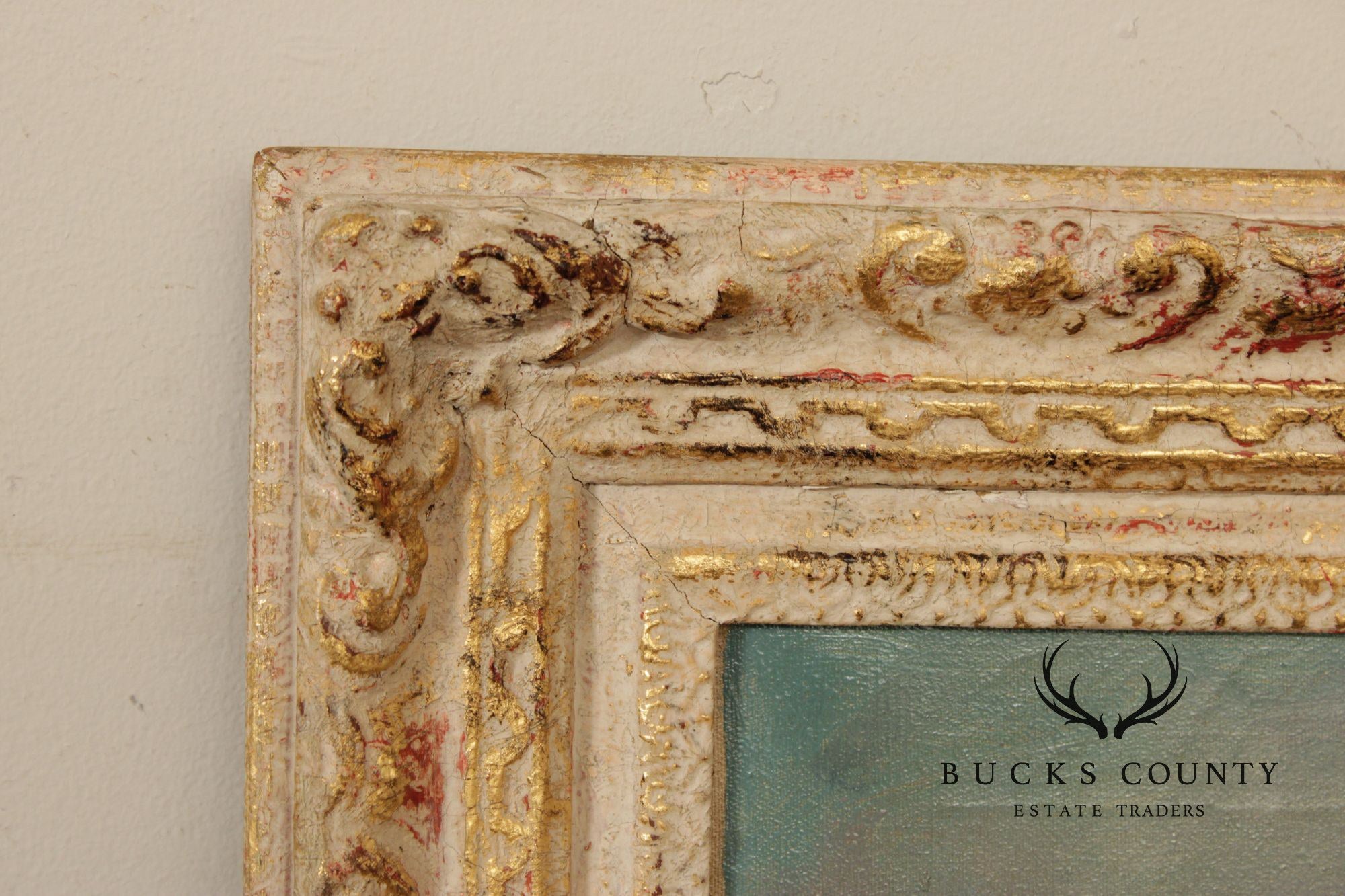 Cesare A. Ricciardi Framed Oil Portrait, Society Woman