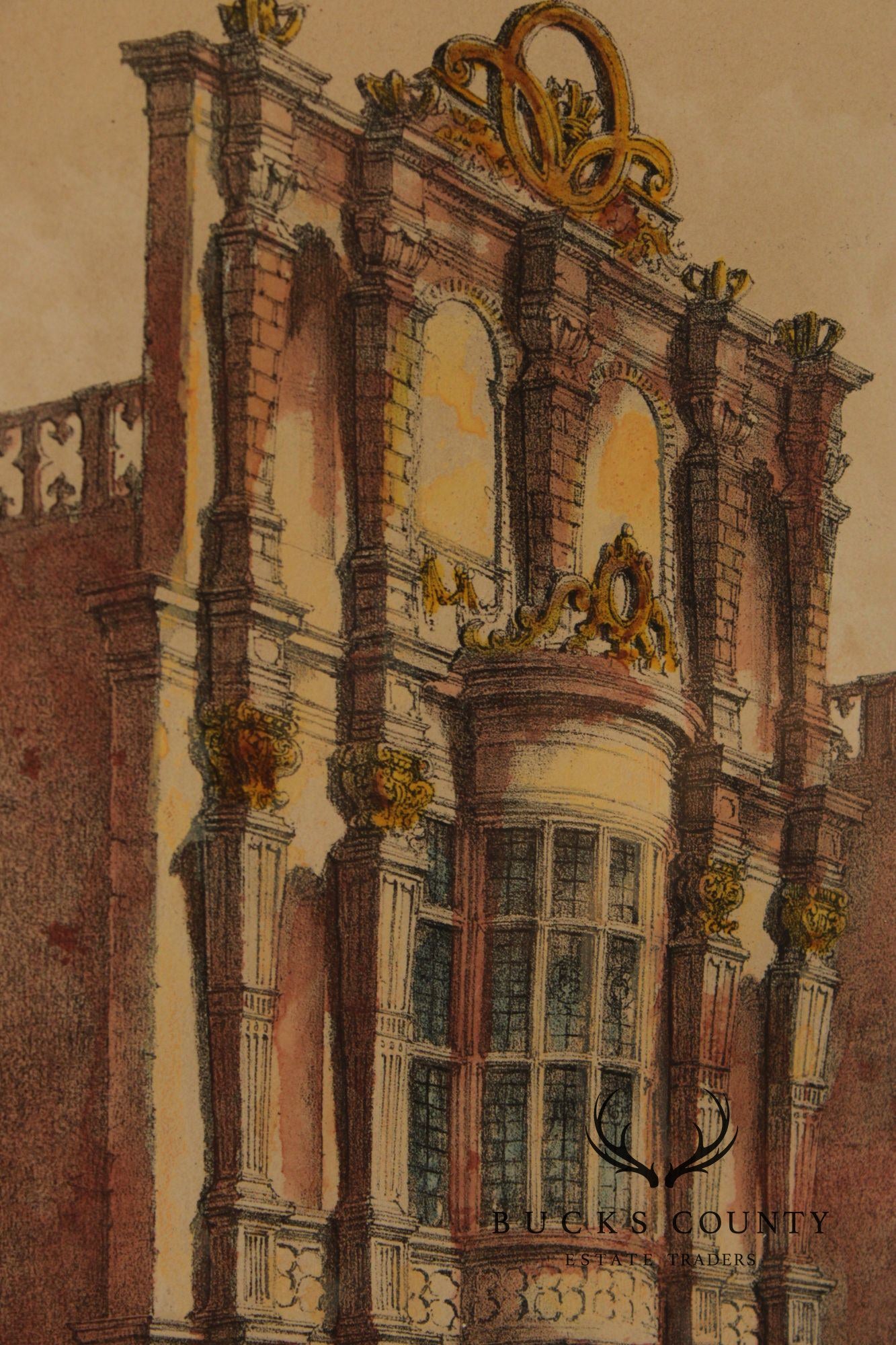 Joseph Nash Pair of Lithographs, 'Bramshill Hants' & 'Brereton, Cheshire'