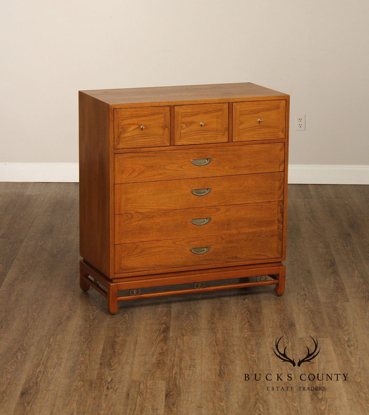 American Of Martinsville Mid Century Modern Tall Chest Of Drawers