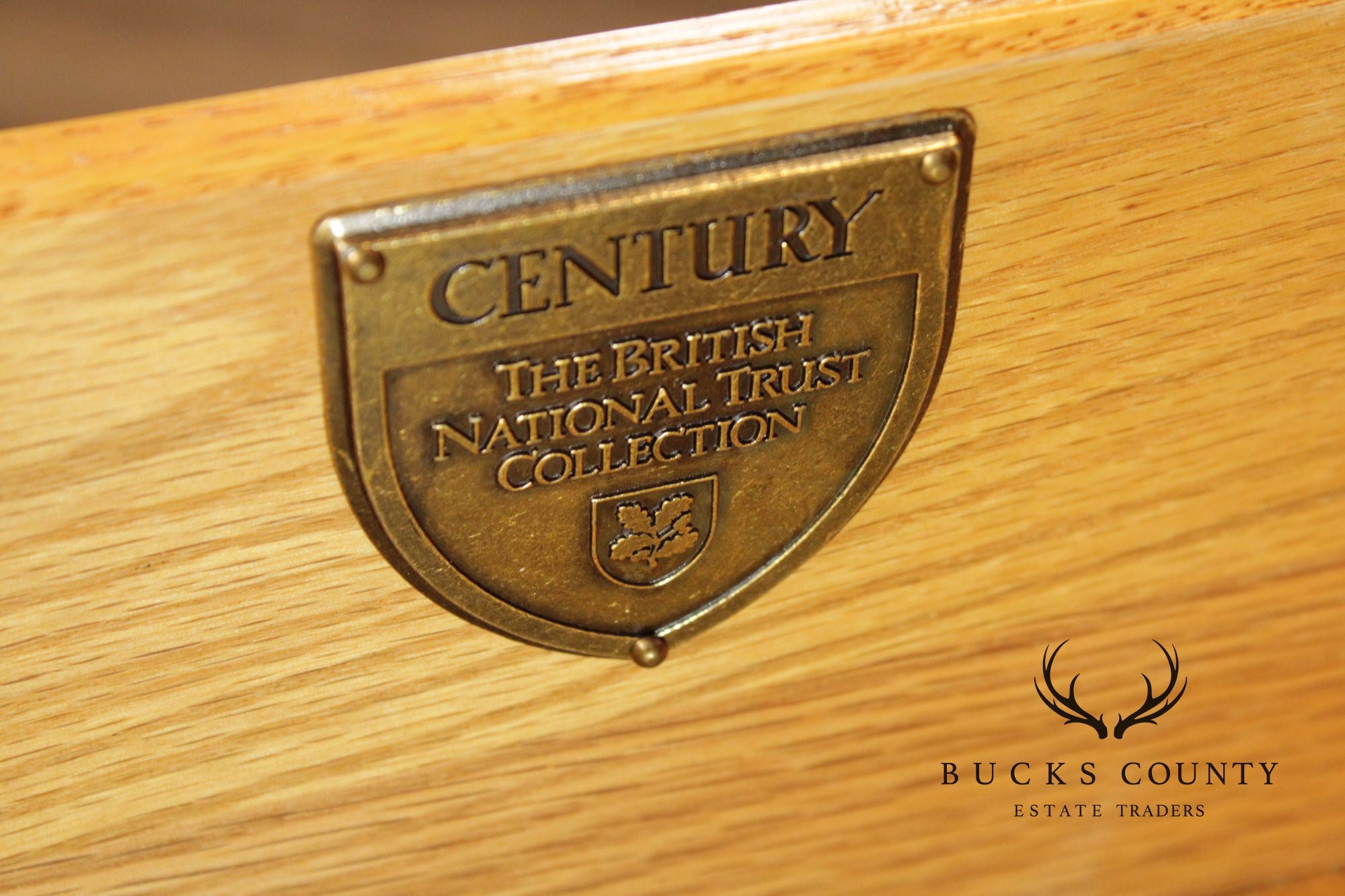 Century British National Trust Collection Burlwood Chest on Chest