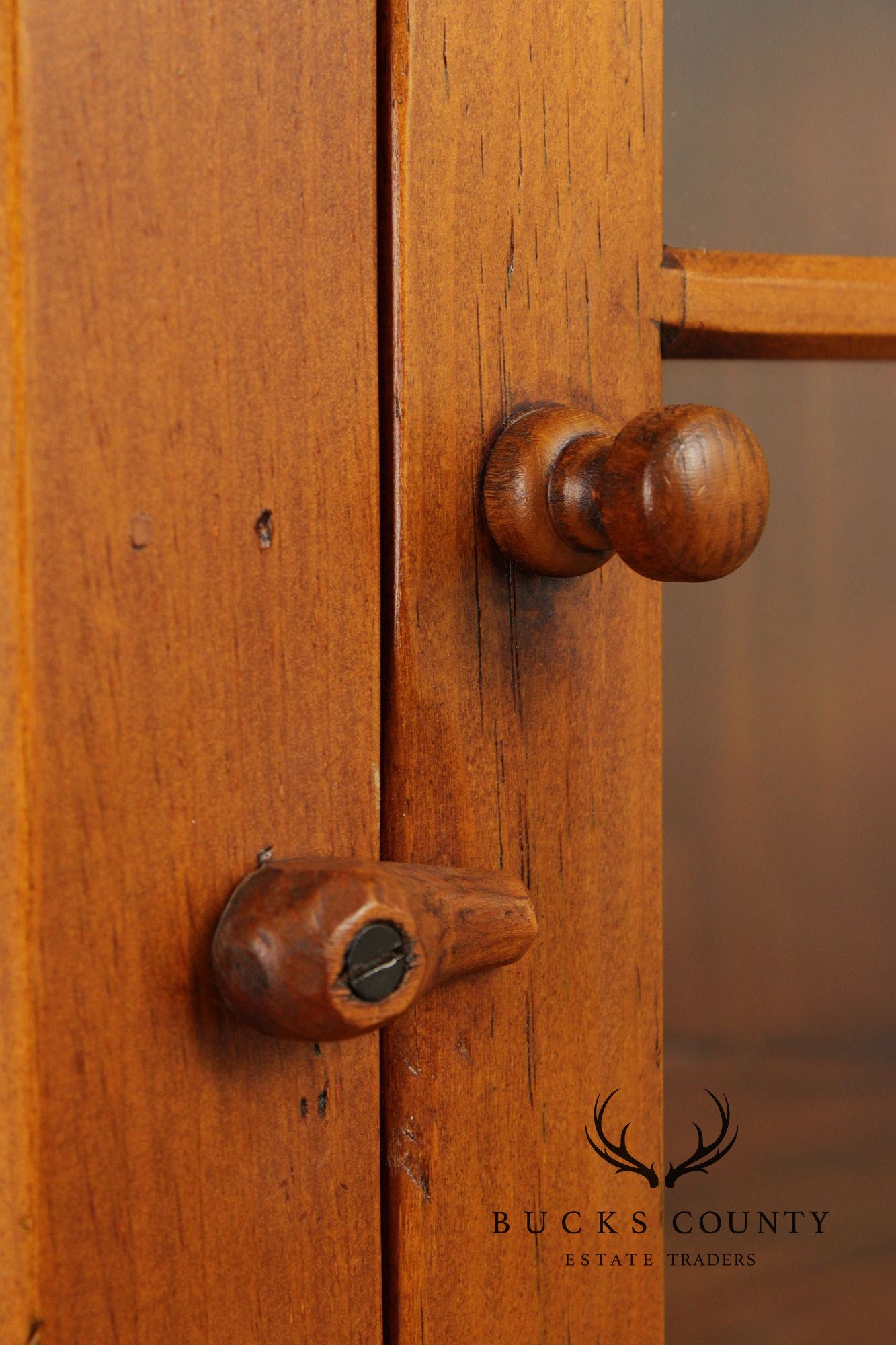 William Draper Country Pine Corner Cabinet