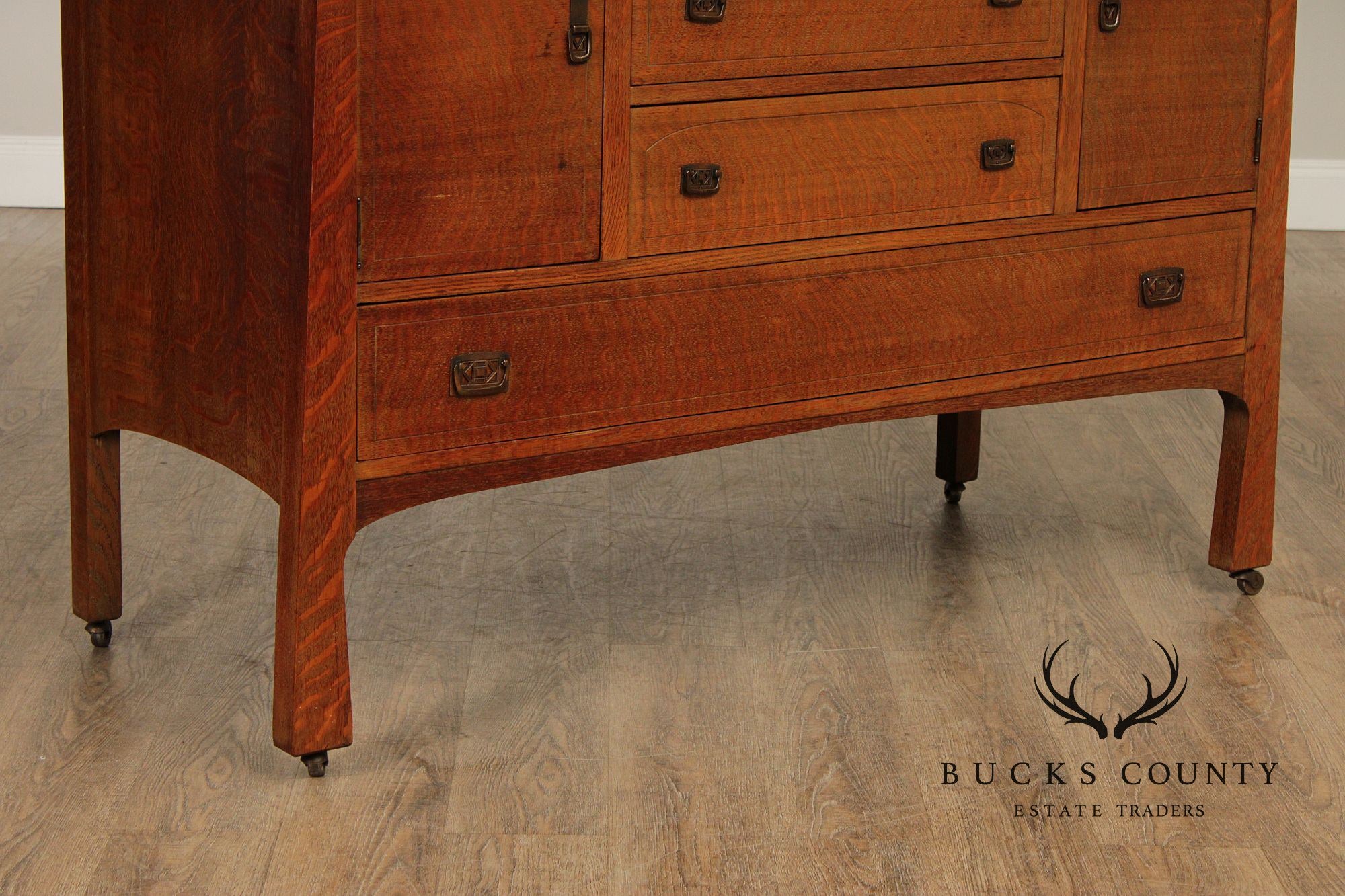 J.K. Rishel Furniture Co.Antique Mission Oak Sideboard