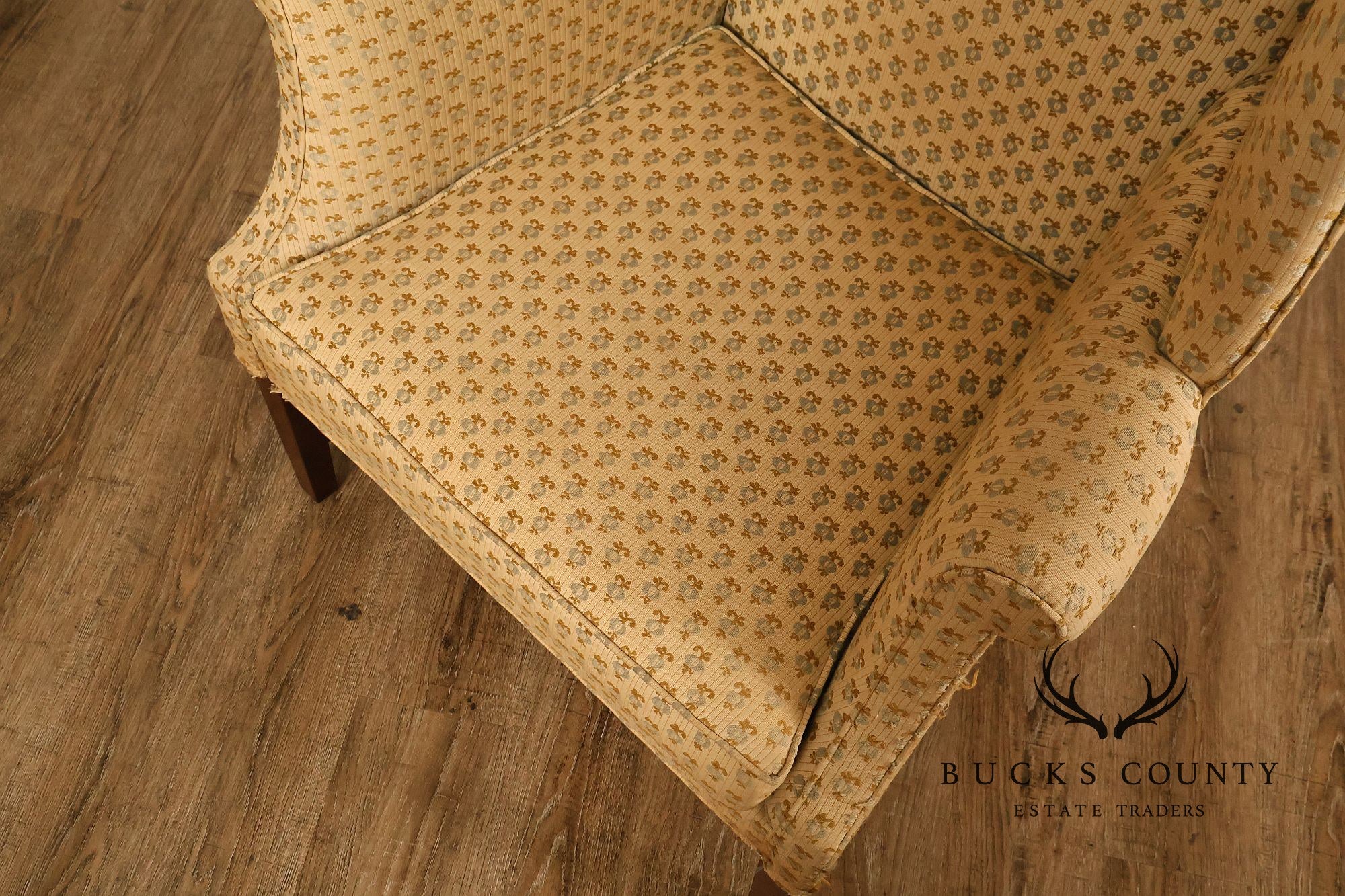 Kittinger Williamsburg Adaptation Mahogany Wing Chair