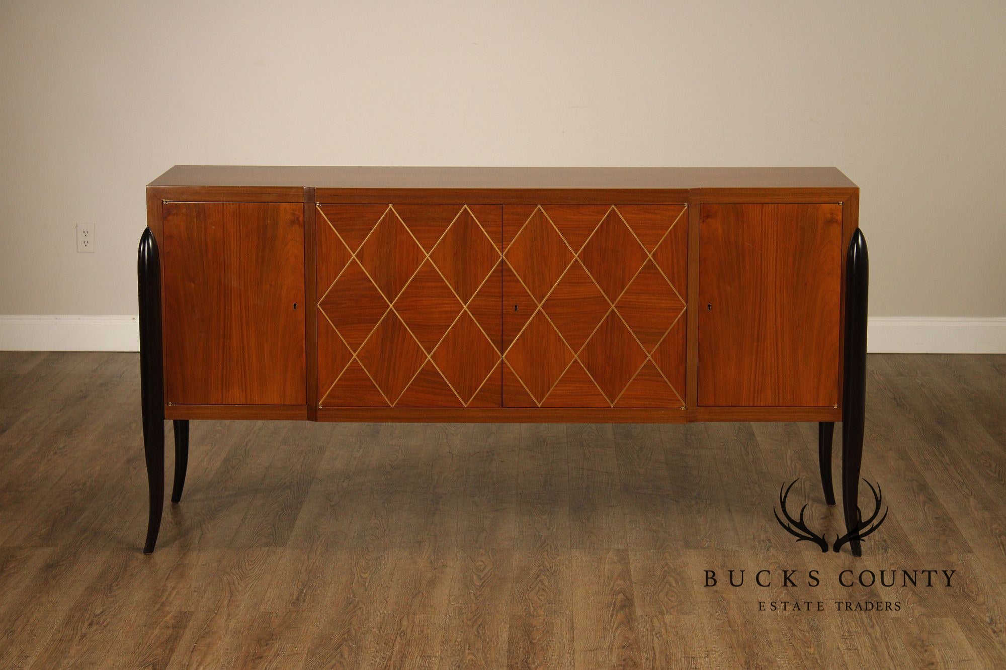 Acanto Luxury Furniture French Art Deco Style Walnut Sideboard Moma