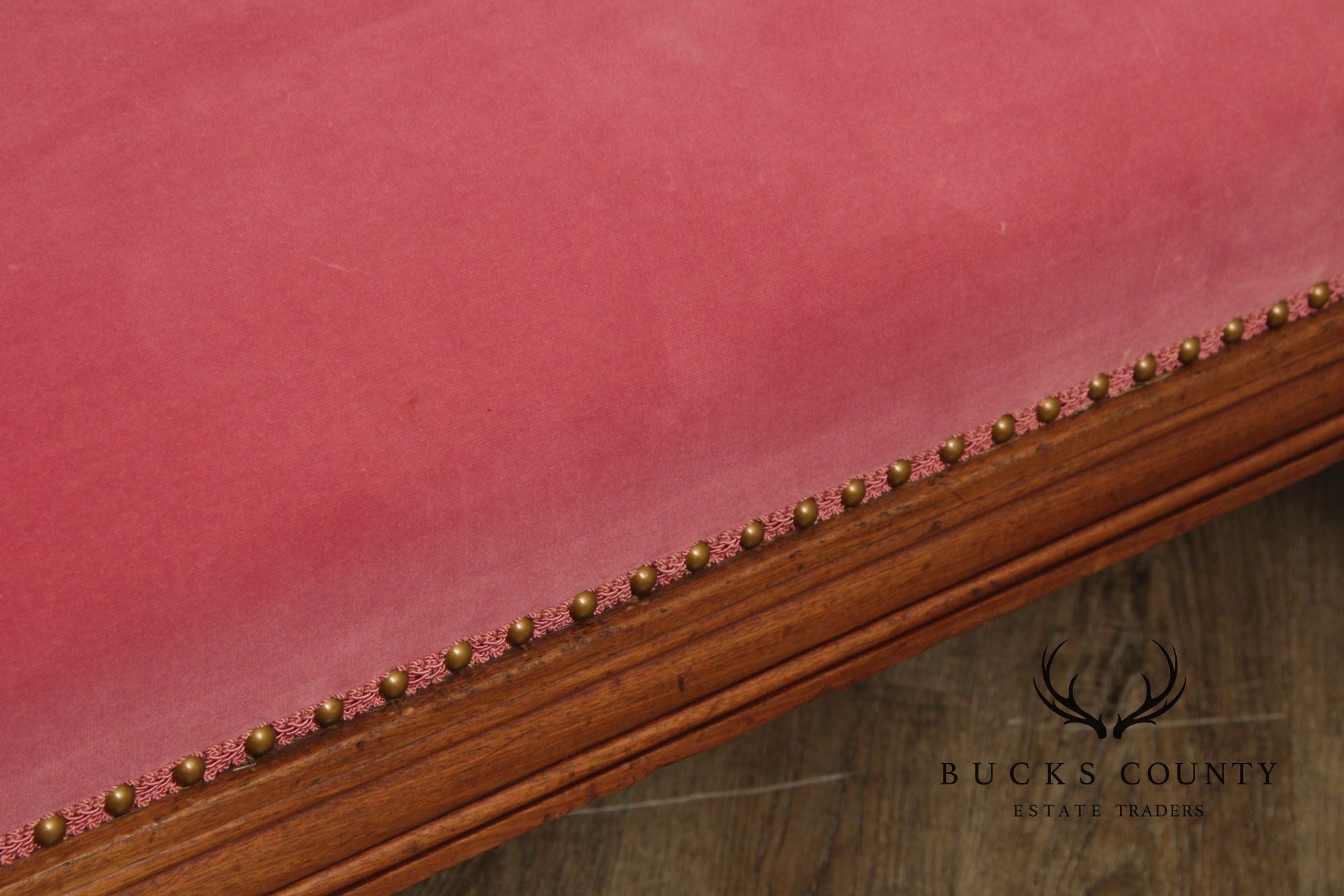 Antique American Empire Carved Mahogany Sofa