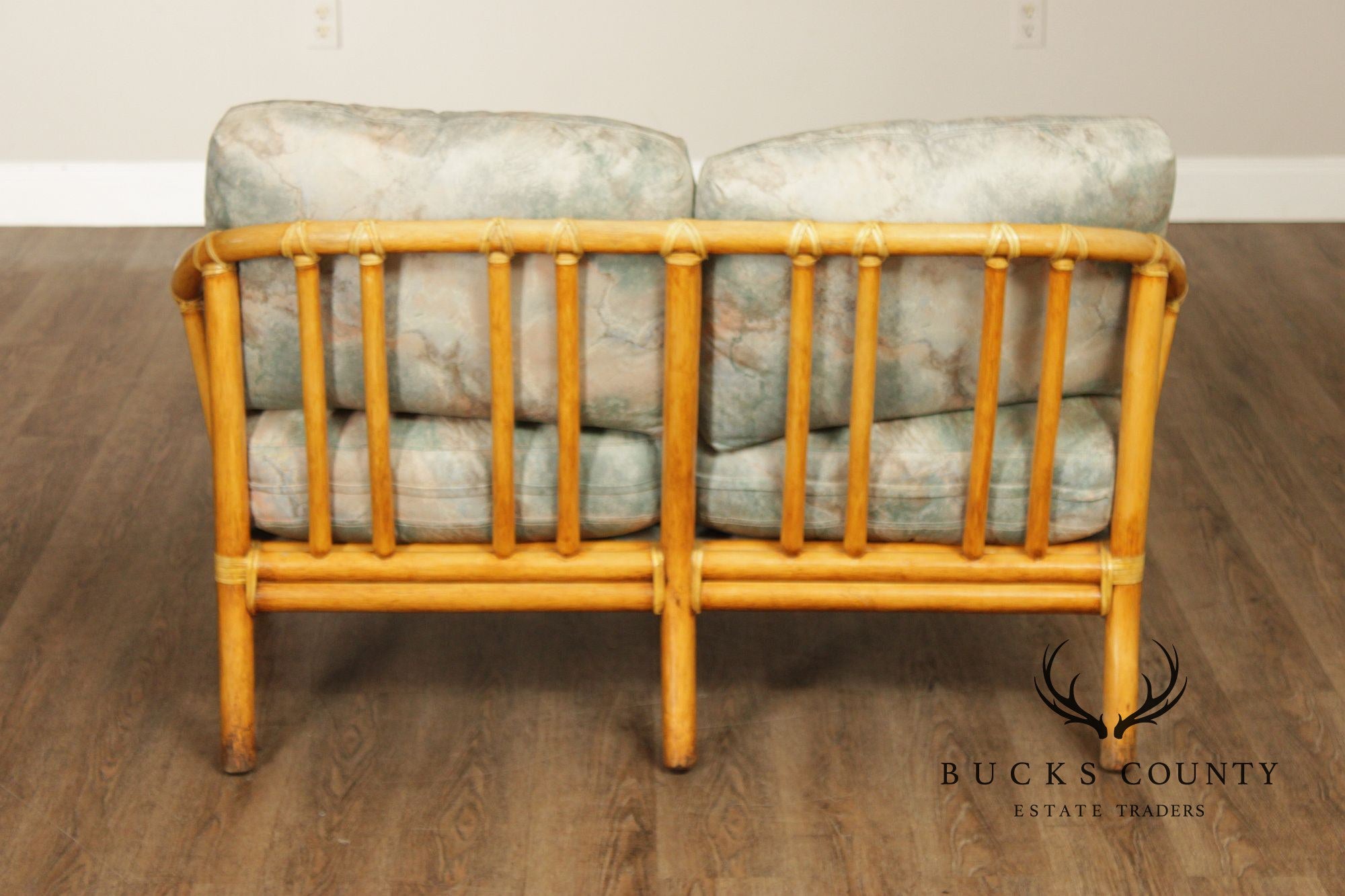 McGuire Vintage Bamboo Loveseat
