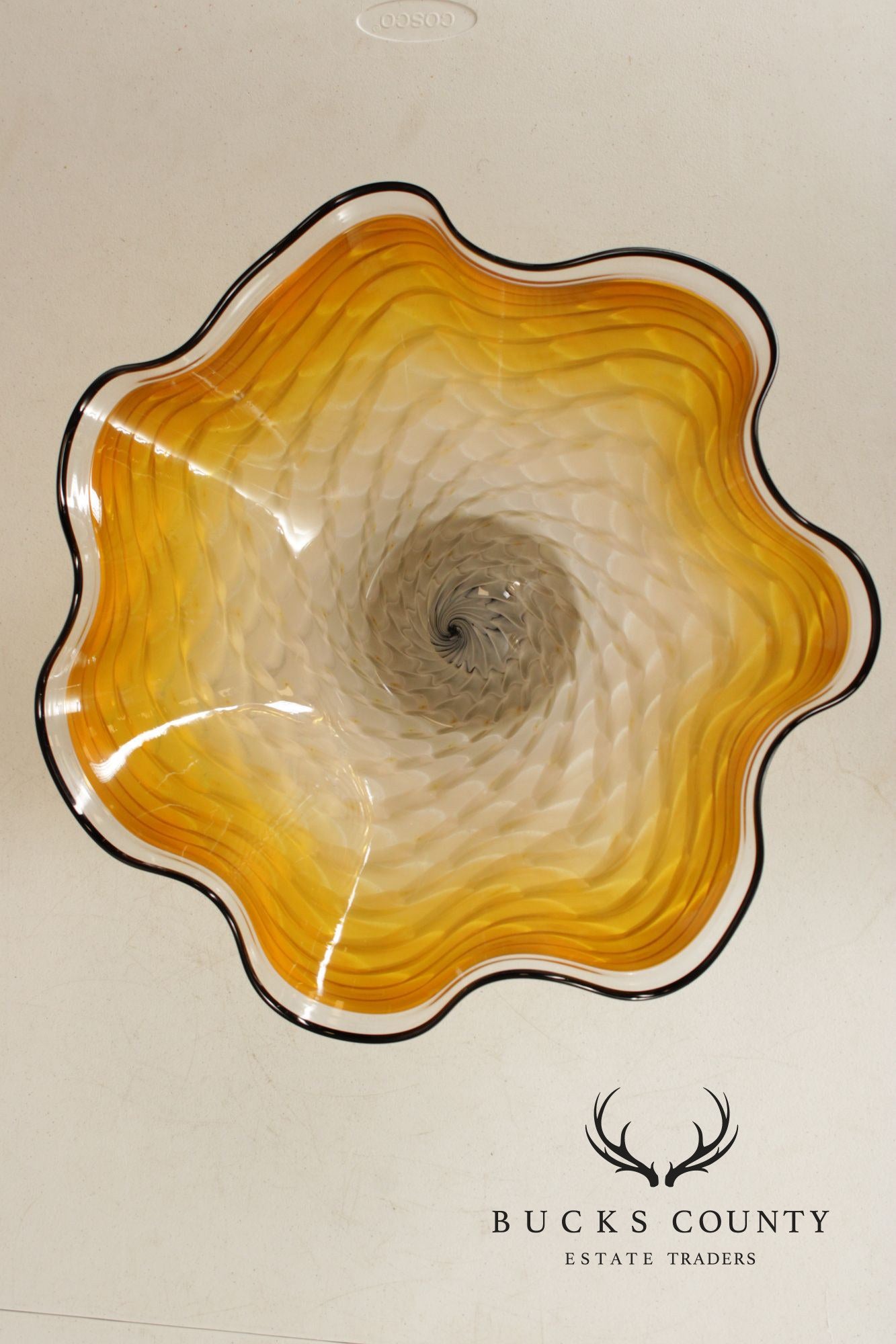 La Chaussee Contemporary Art Glass Bowl