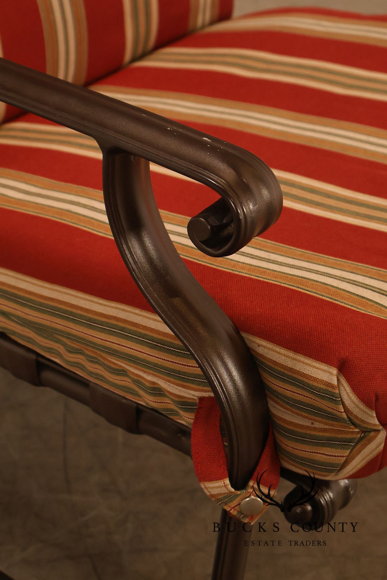 Brown Jordon Outdoor Patio Reclining Lounge Chair with Ottoman