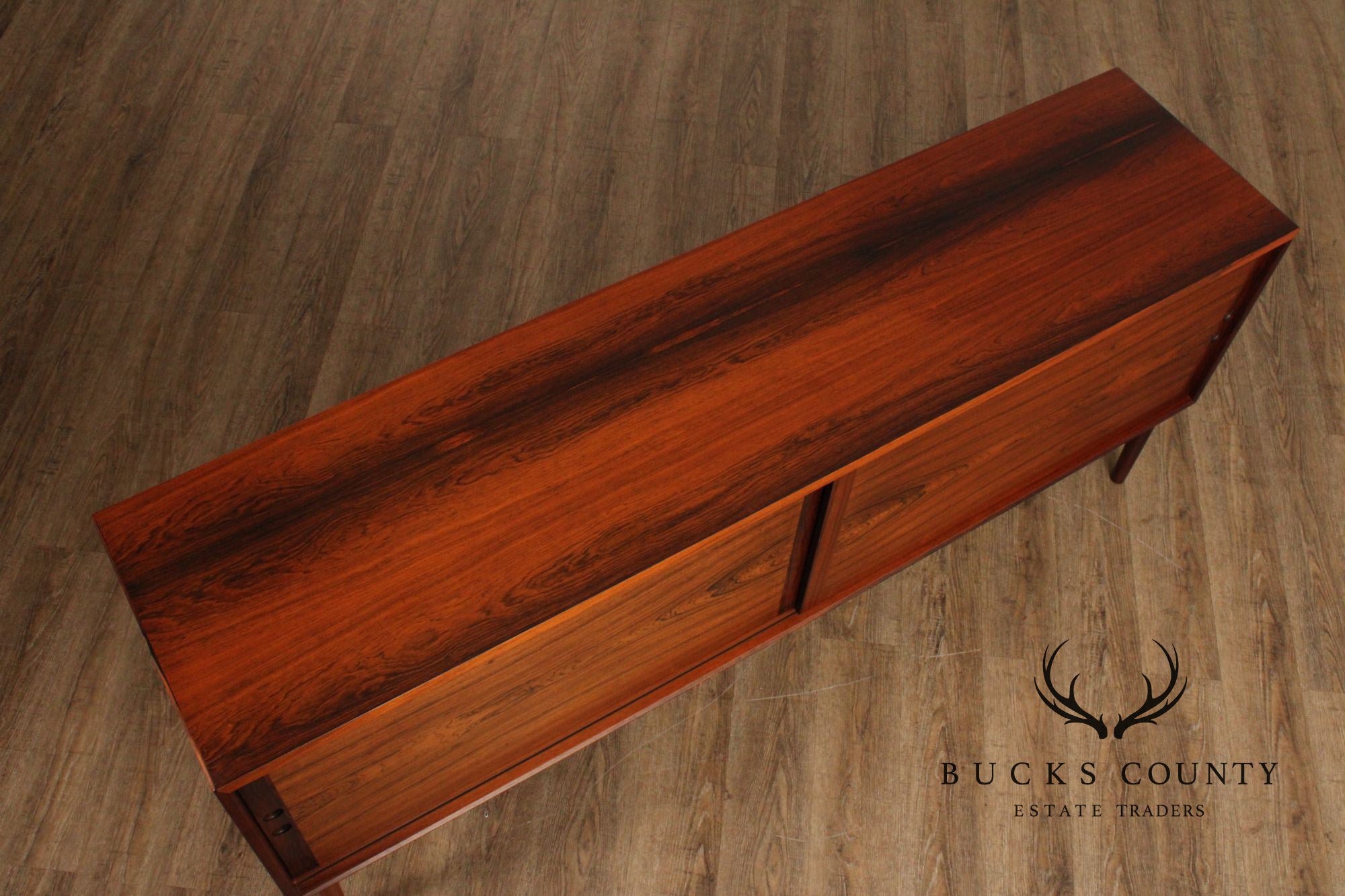 Danish Modern Mid Century Rosewood Sideboard Credenza