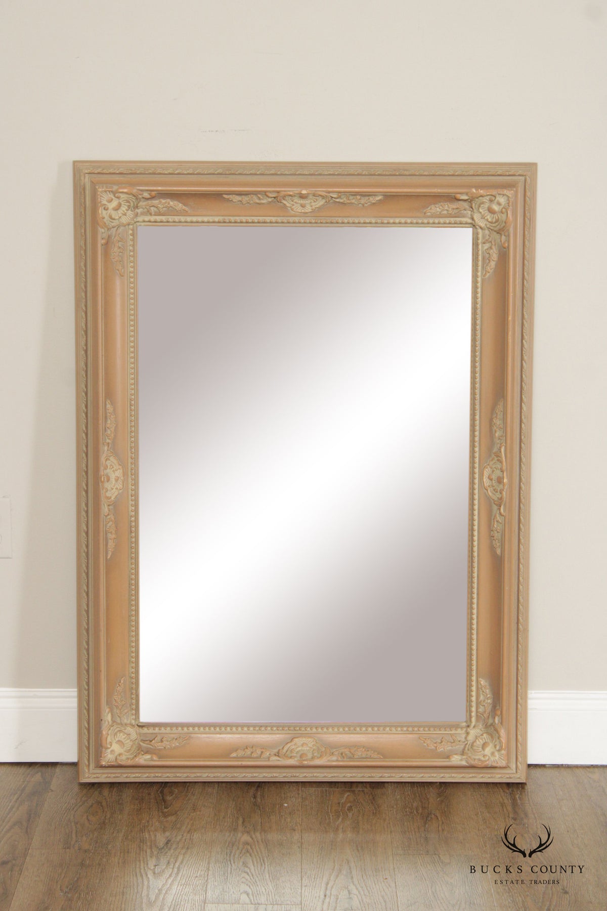 LaBarge Baroque Style Carved Frame Wall Mirror