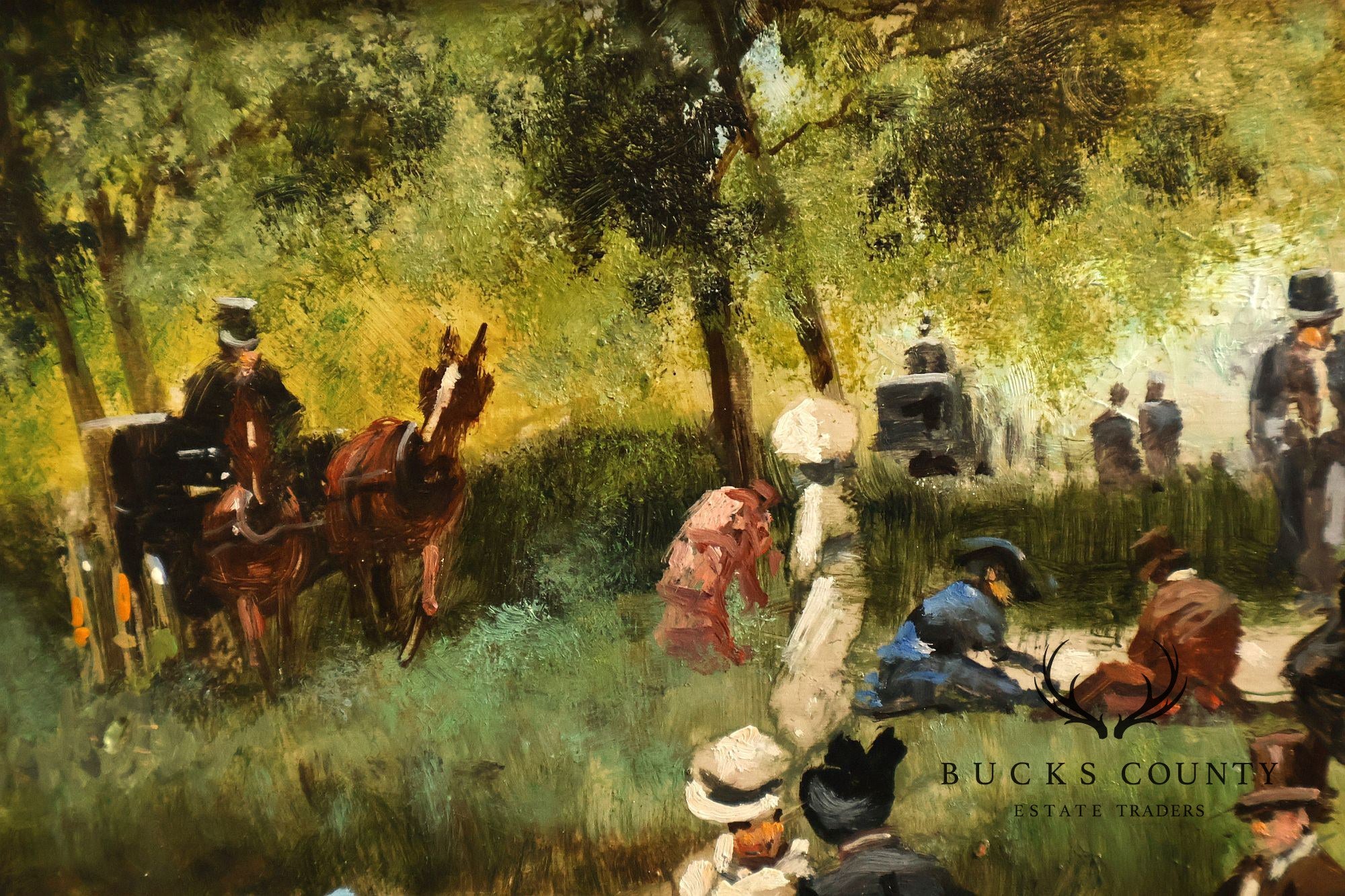 Francesco Tammaro Oil Painting, 'In the Countryside'