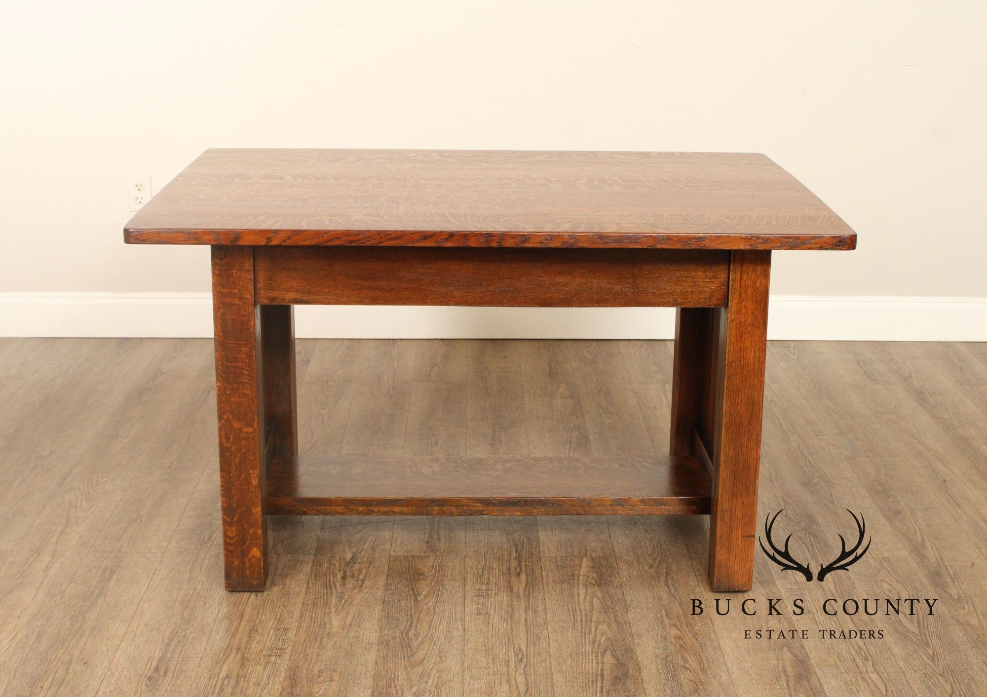 Limbert Antique Mission Oak Library Table