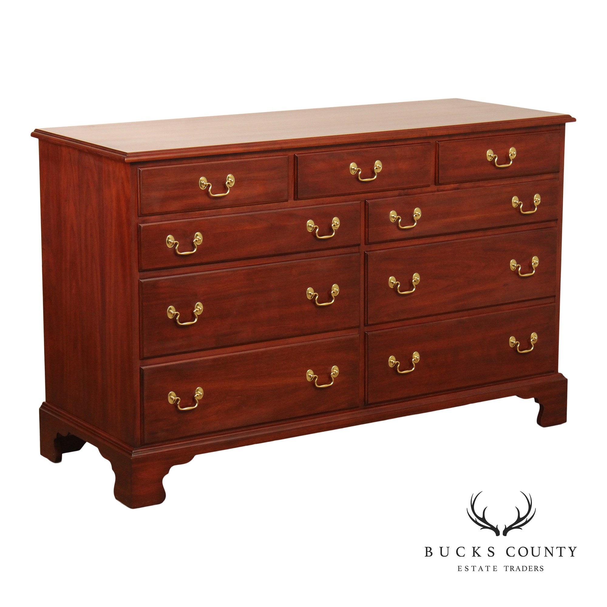Henkel Harris Chippendale Style Cherry Dresser