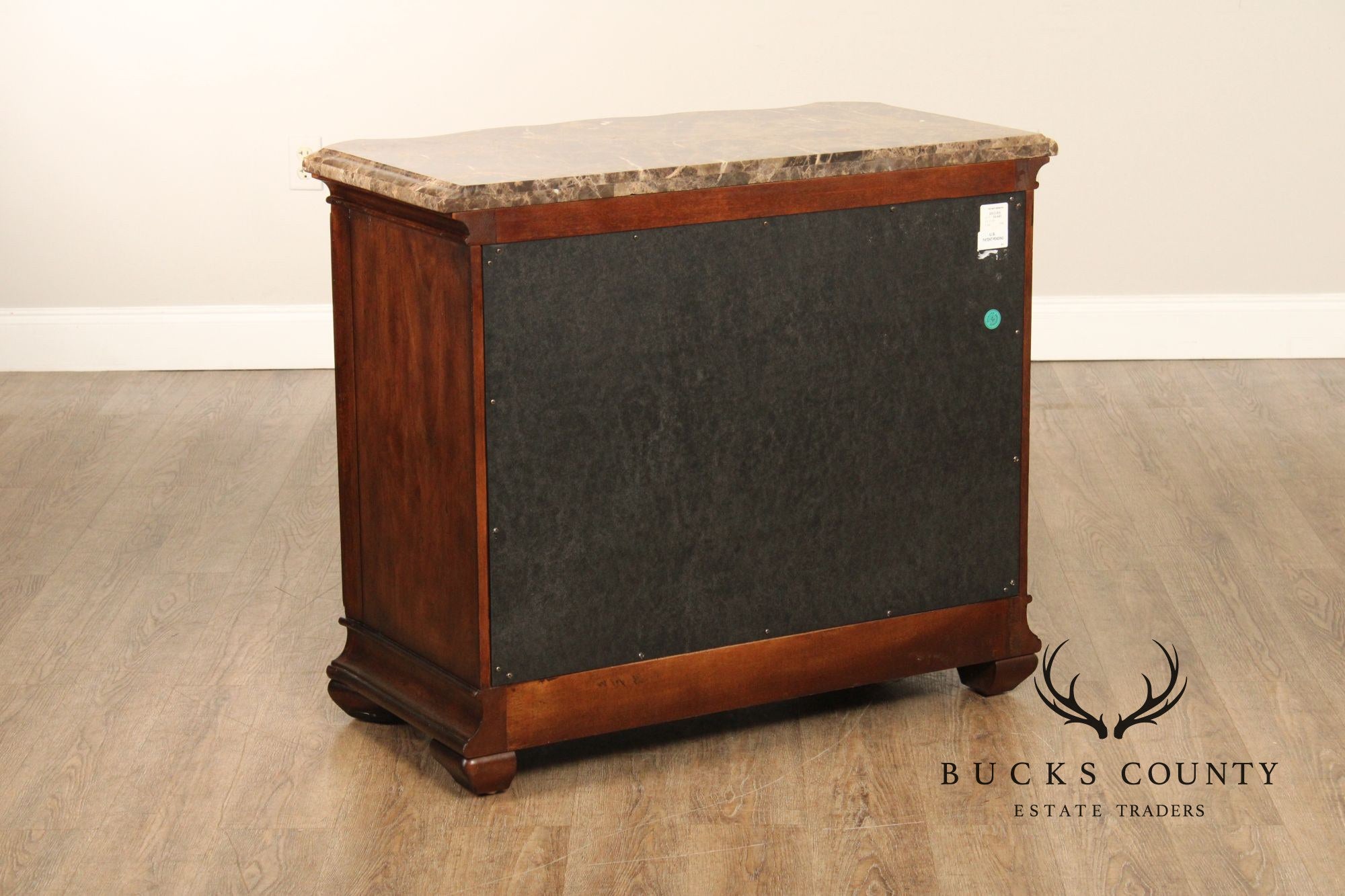 Thomasville Hills Of Tuscany Collection Marble Top Pair Of Chest Nightstands
