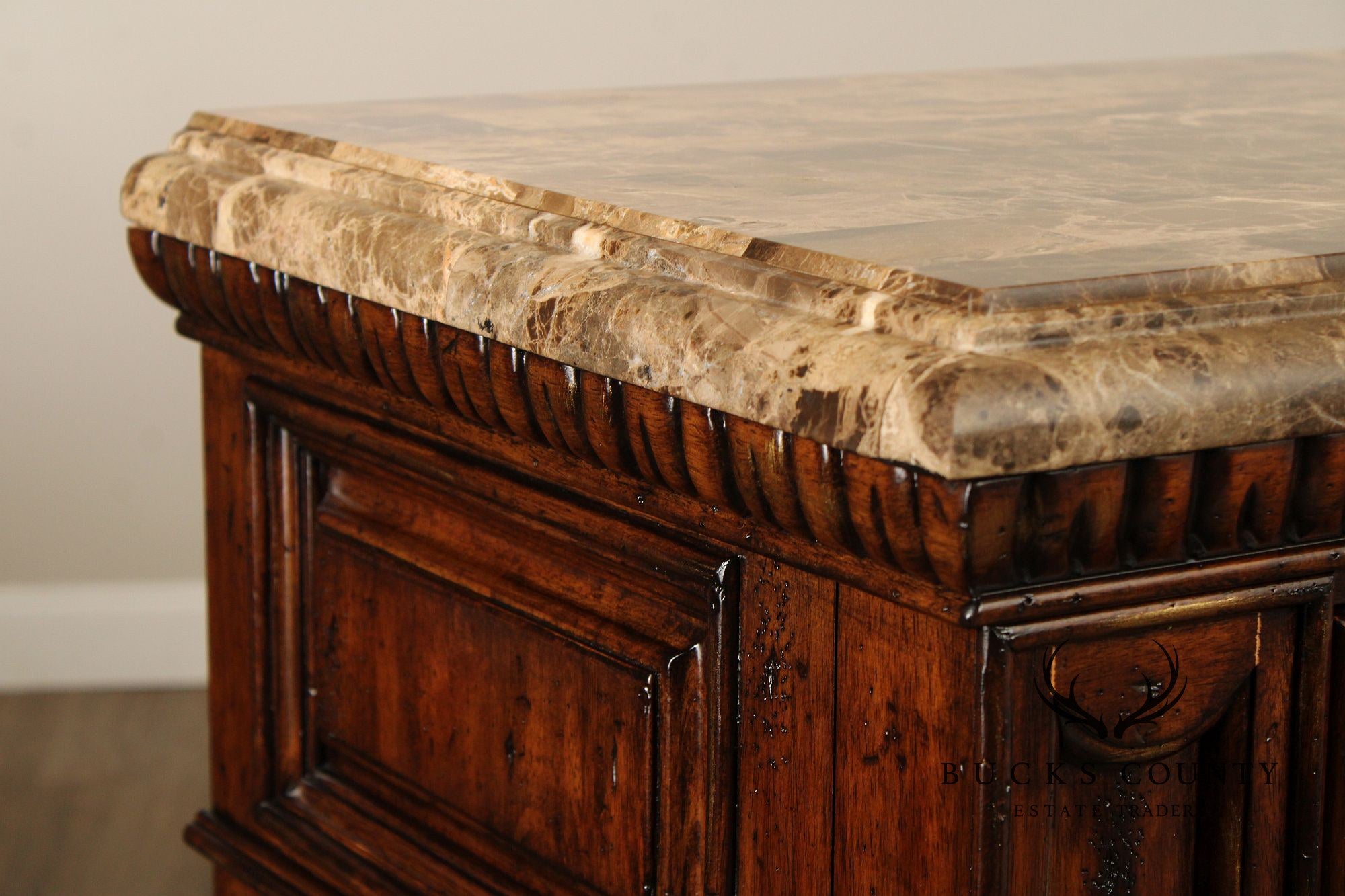 Empire Style Large Carved Sideboard