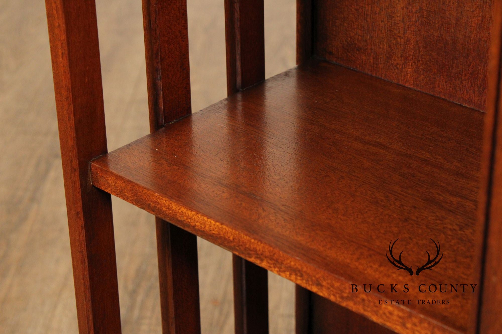 Edwardian Style Mahogany Revolving Bookcase