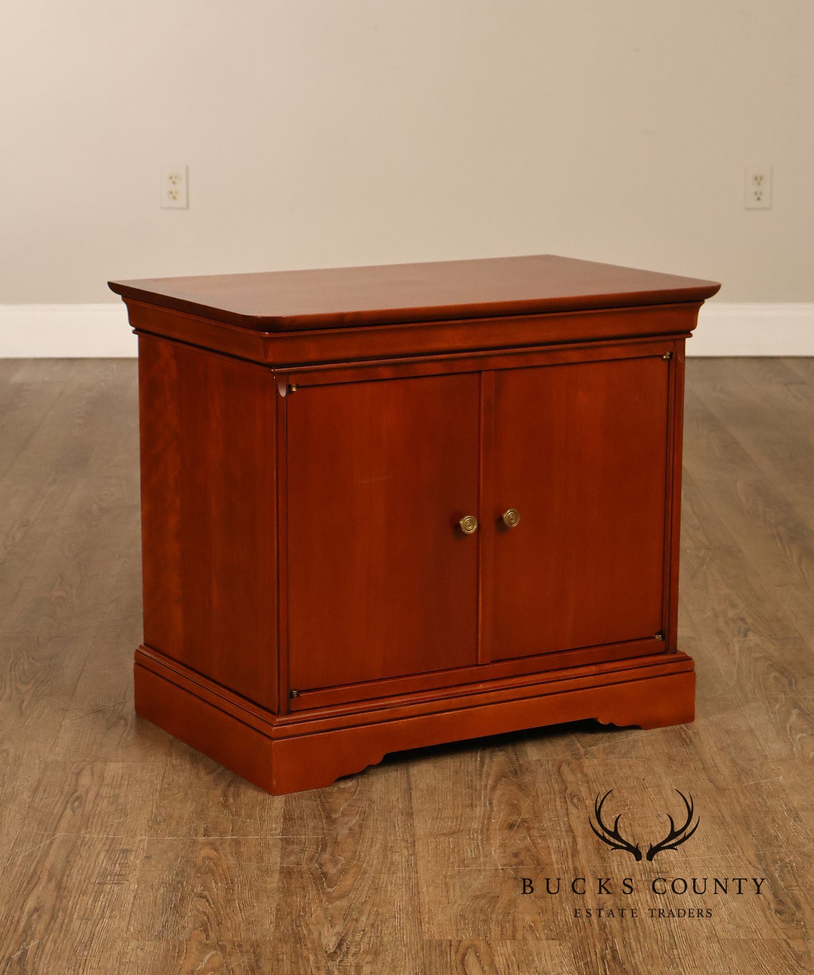 Grange French Louis Philippe Cherry Wood Nightstand