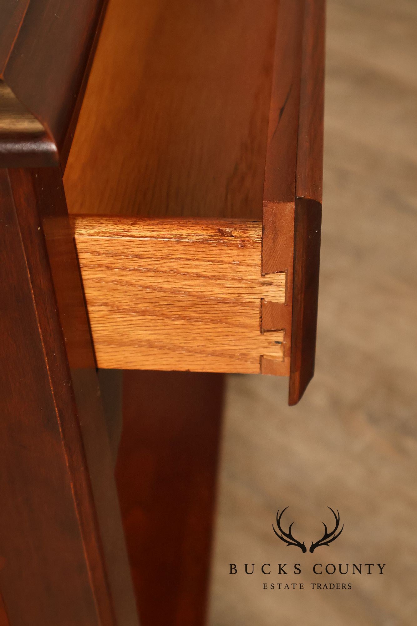 Chippendale Style Narrow One Drawer Small Console Table