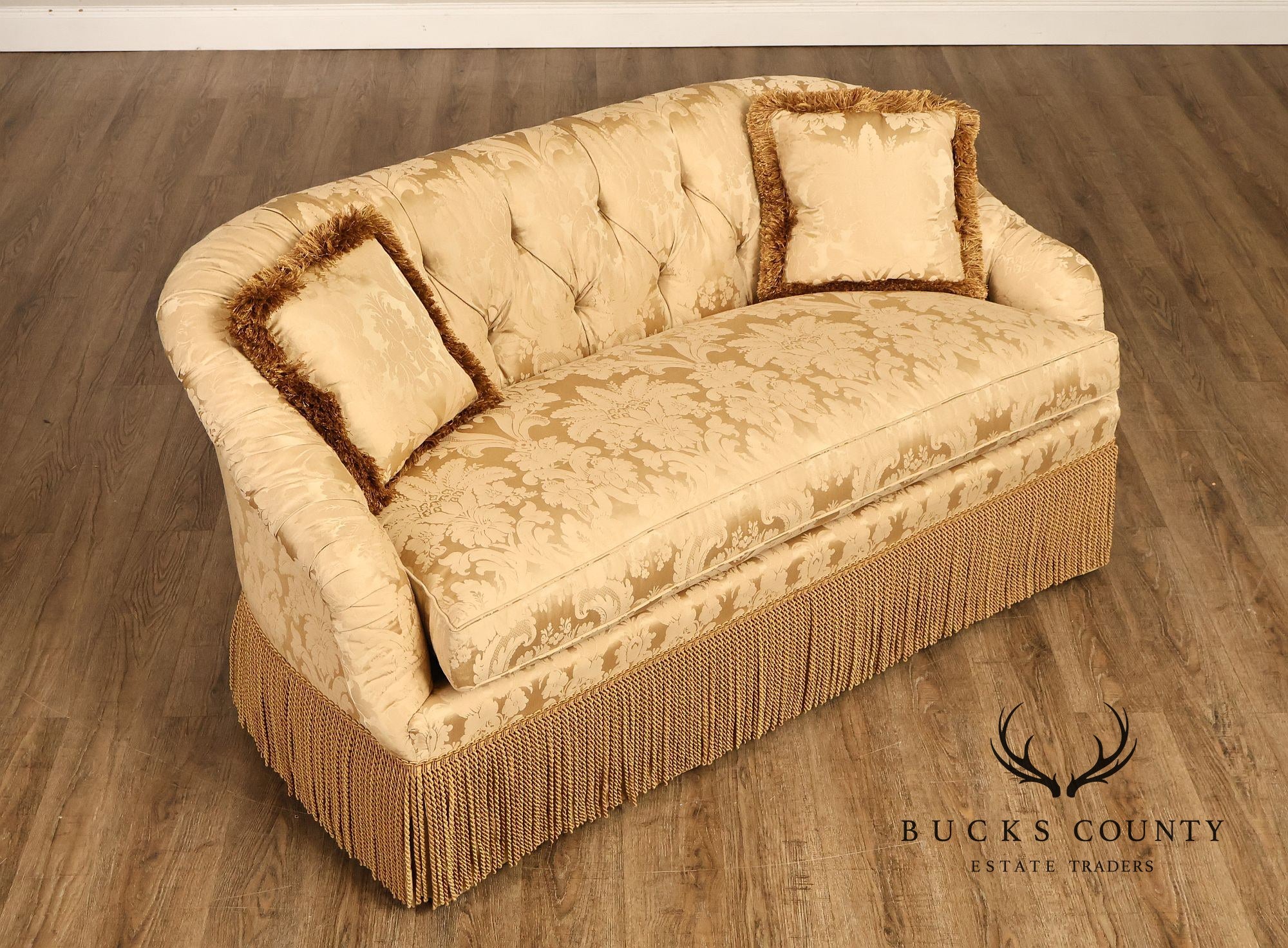 TRS Furniture Button-Tufted Upholstered Sofa