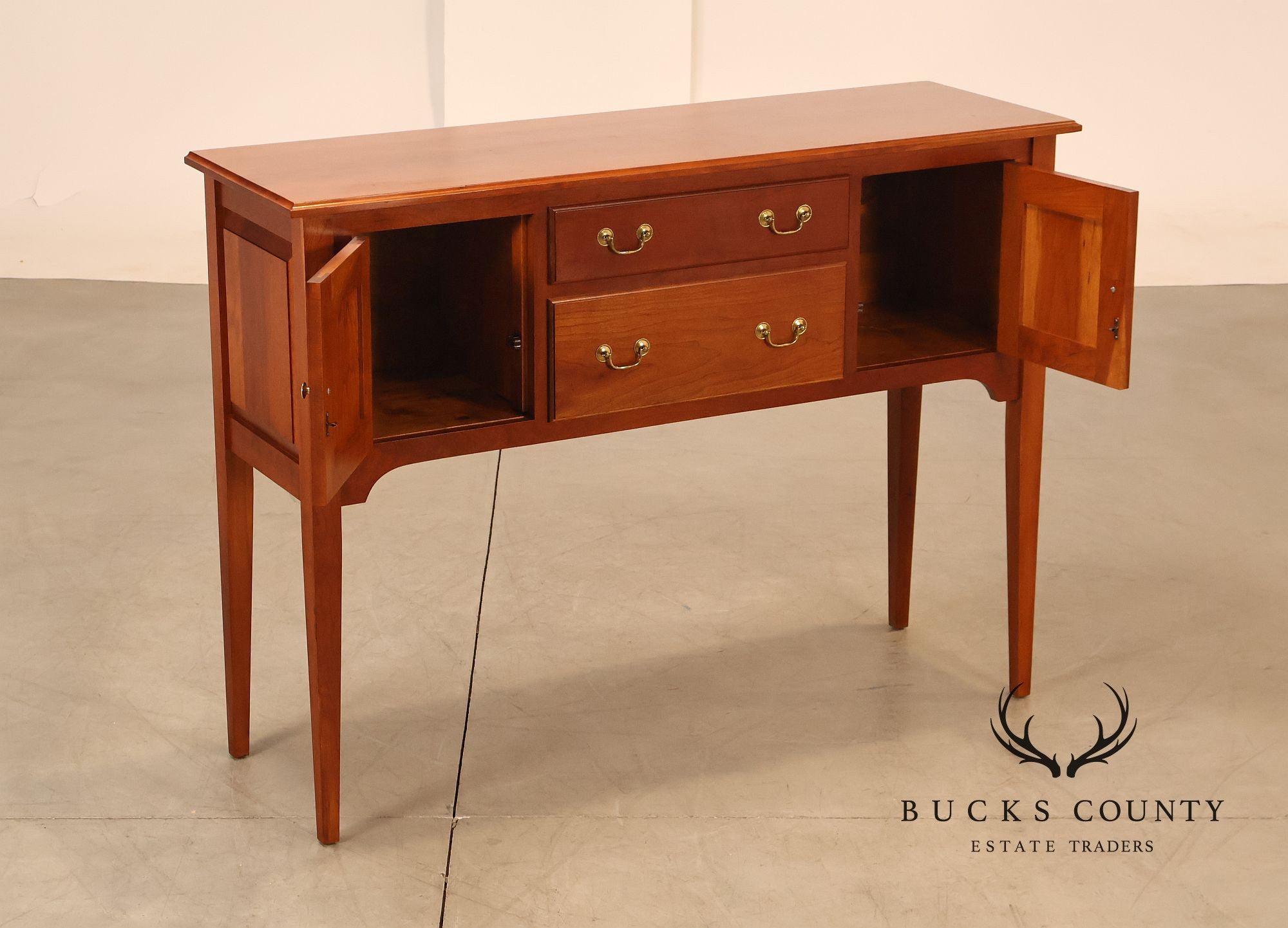 Tom Seely Hepplewhite Style Cherry Sideboard