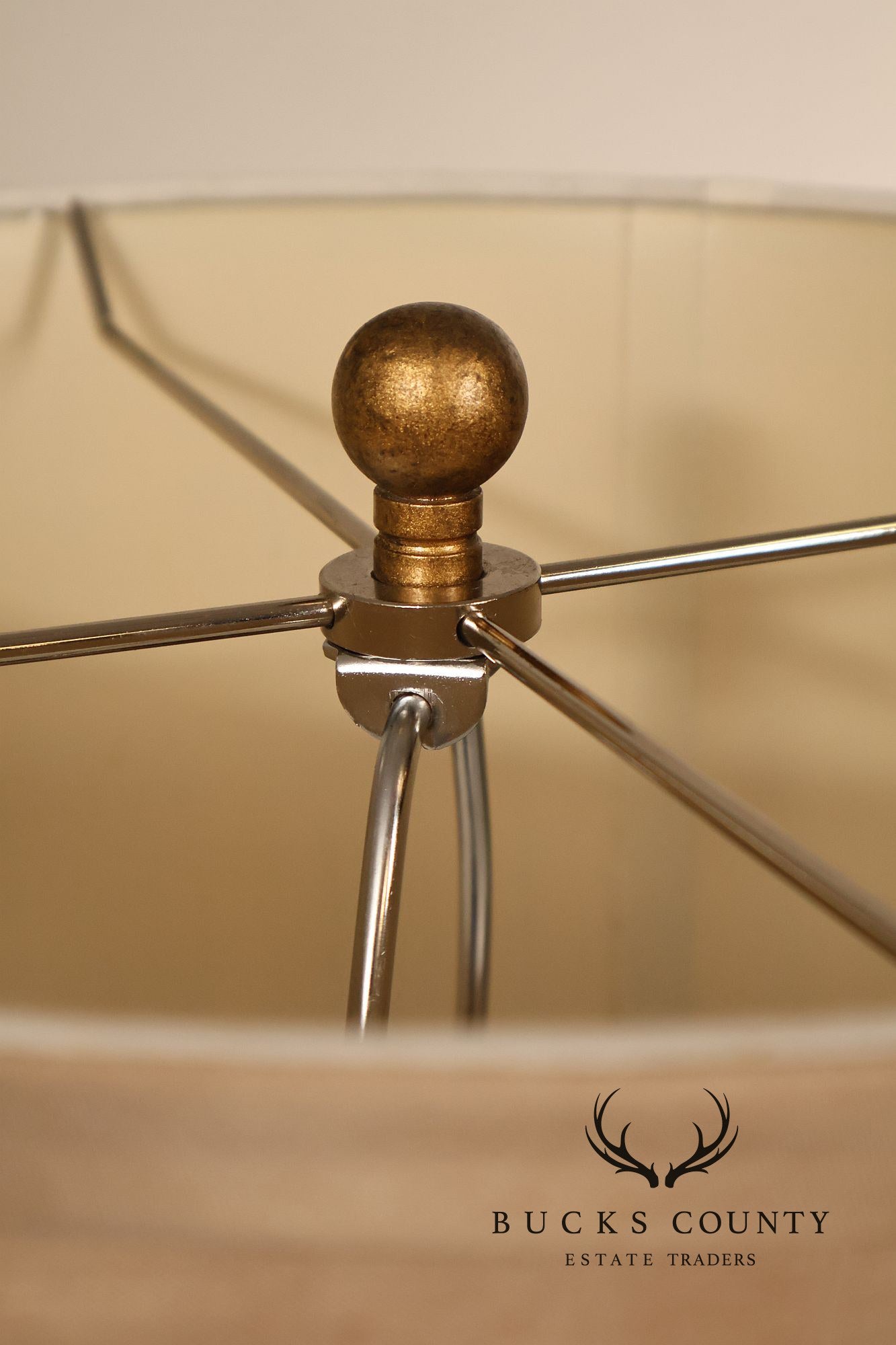 Contemporary Mercury Glass Table Lamp