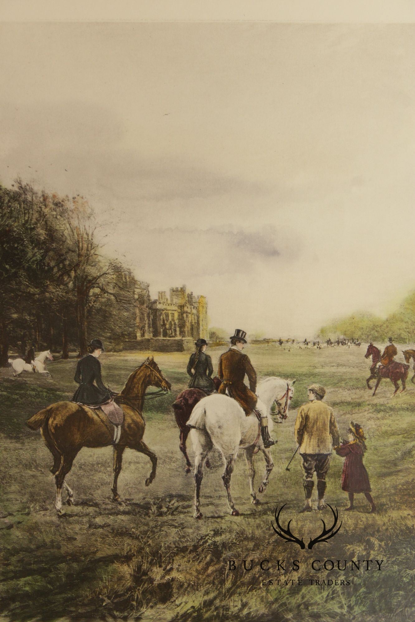 Heywood Hardy Framed Fox Hunt Print, 'Going to the Meet'