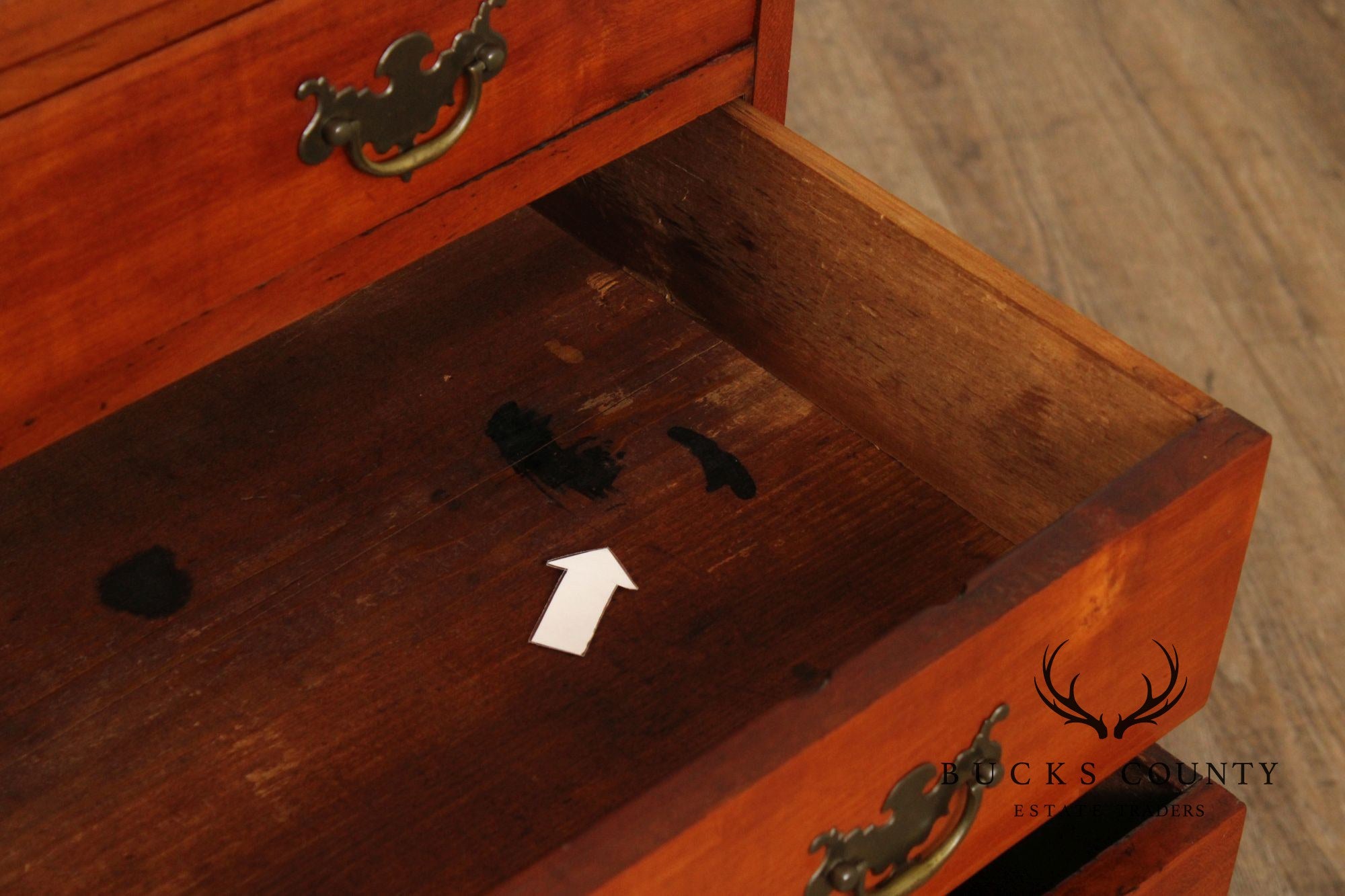 Antique American Chippendale Period Maple Chest of Drawers